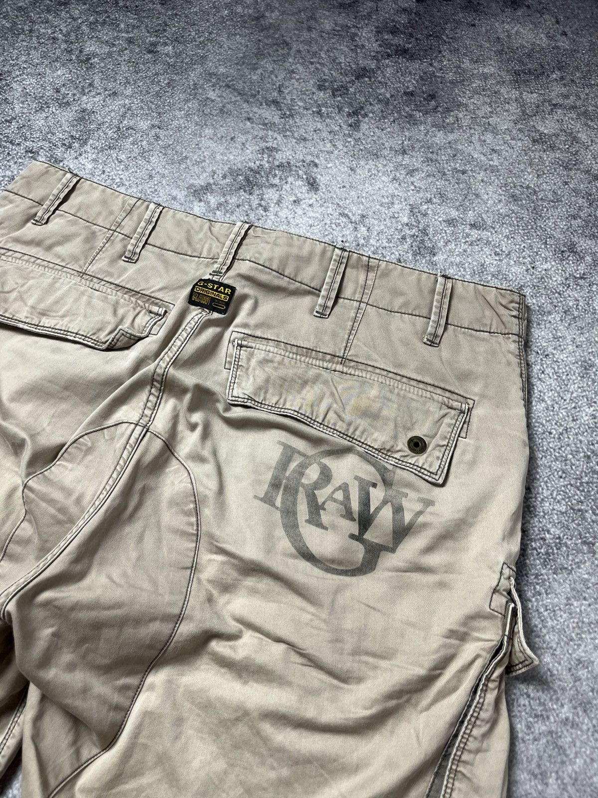 G-Star 🔥90'S G STAR RAW MULTIPOCKET MILITARY CARGO PANTS Size US 34 / EU 50 - 7 Thumbnail