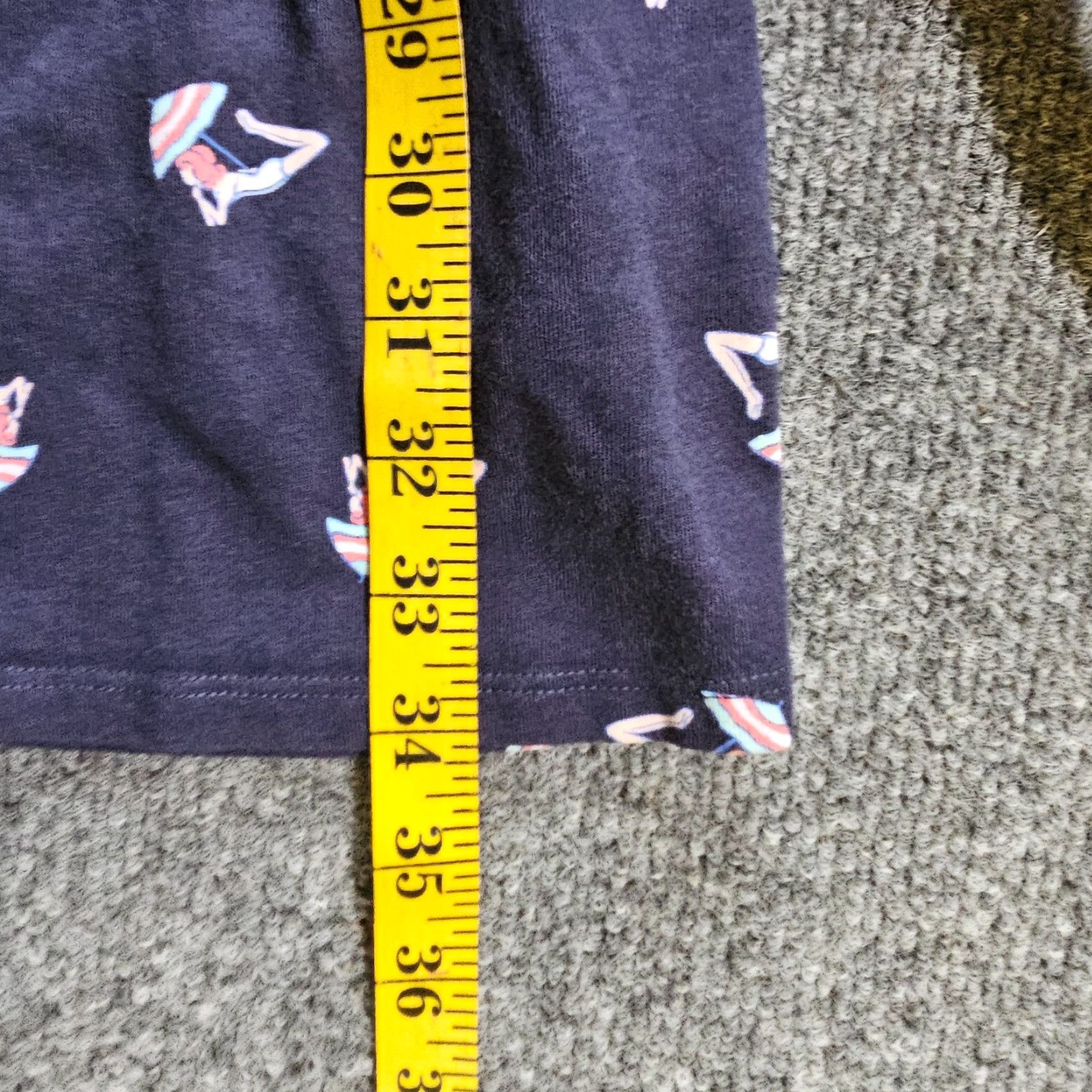 Boden Boden Dress Womens 6 Blue Beach A-Line Scoop Neck Short Sleeves Casual Shirt Size 28" / US 6 / IT 42 - 7 Thumbnail