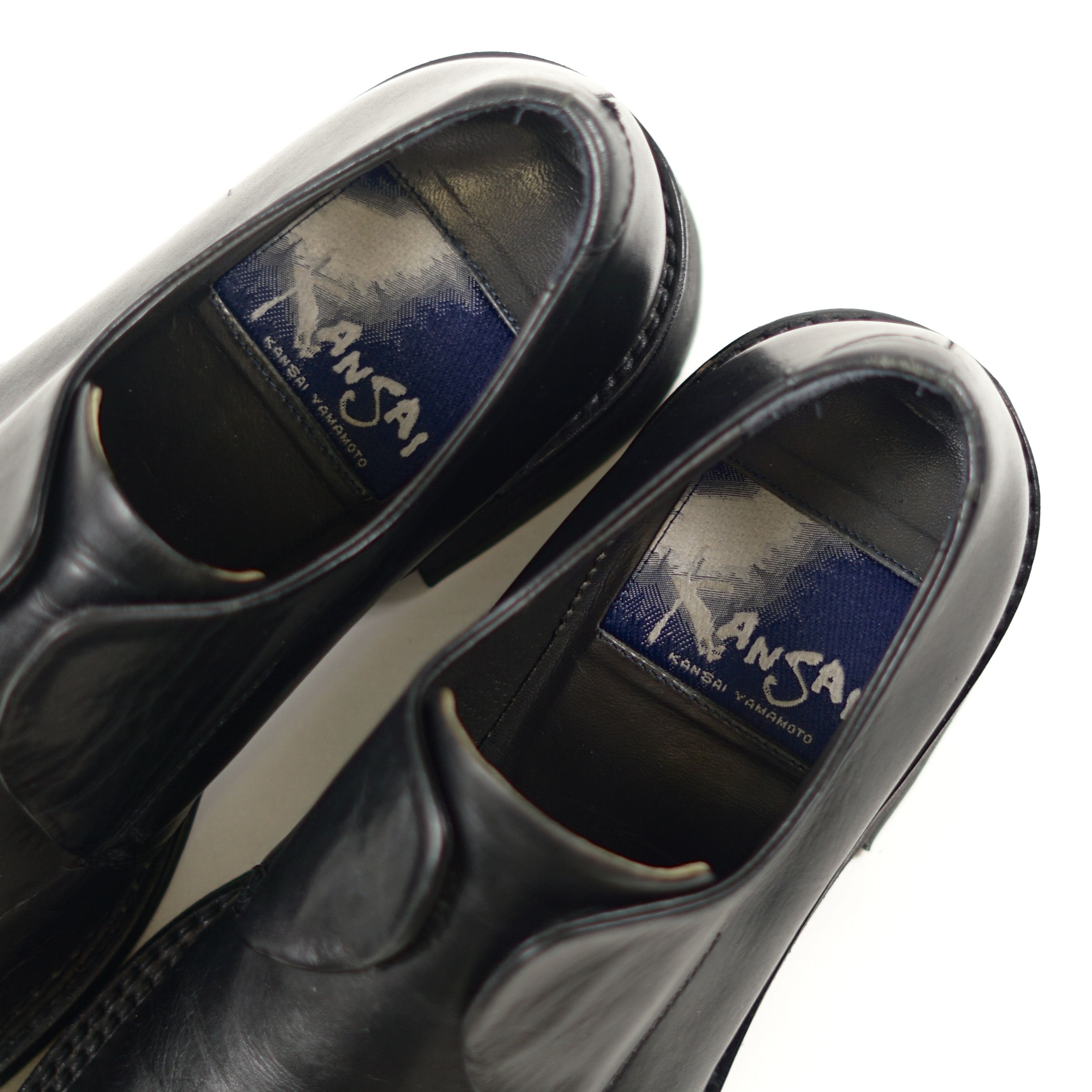 Kansai Yamamoto Kansai Yamamoto vintage fold-over leather shoes Size US 6.5 / EU 39-40 - 13 Thumbnail