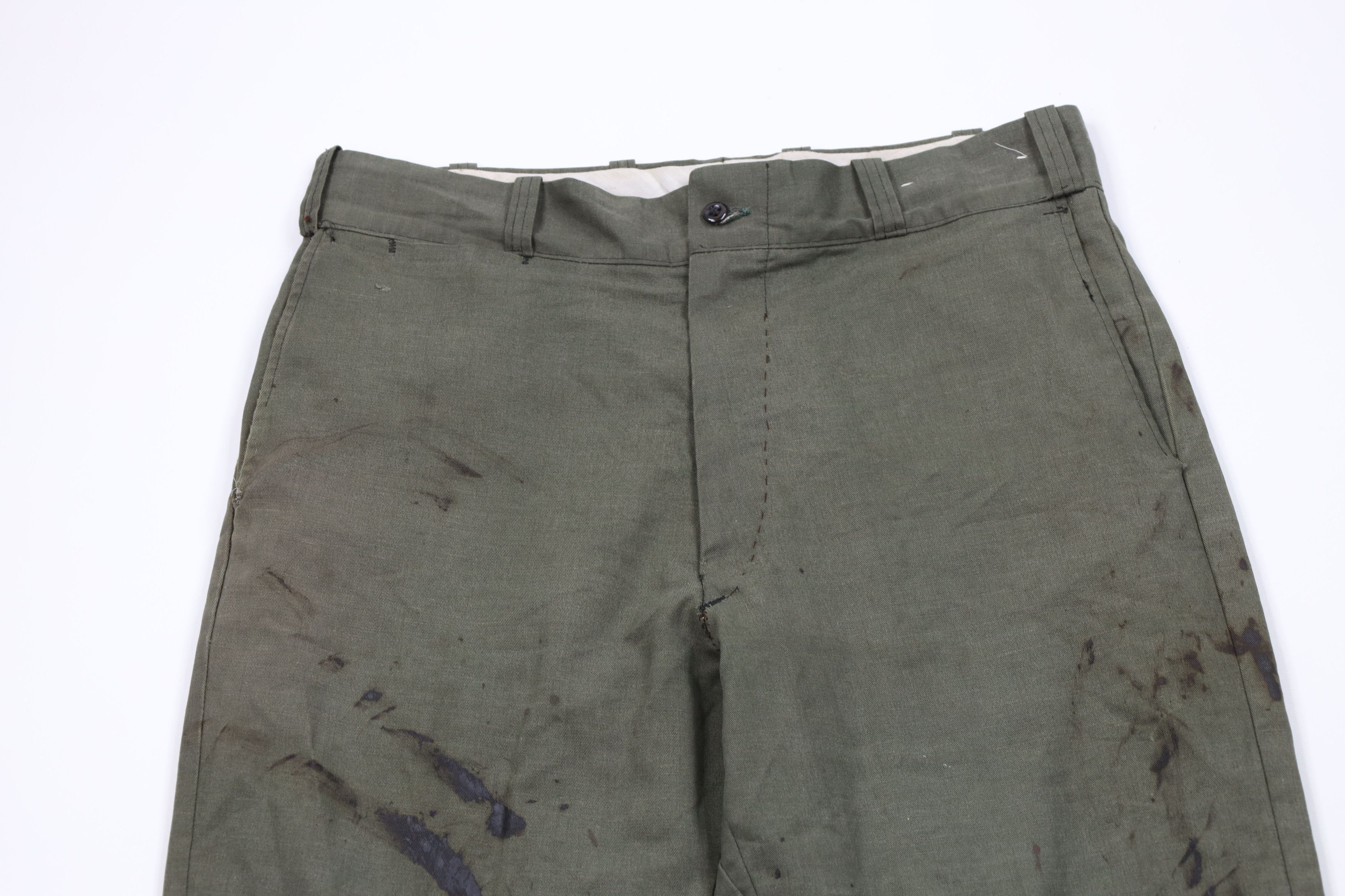 Vintage Vintage 60s Streetwear Workwear Wide Leg Chino Pants USA Size US 32 / EU 48 - 2 Thumbnail