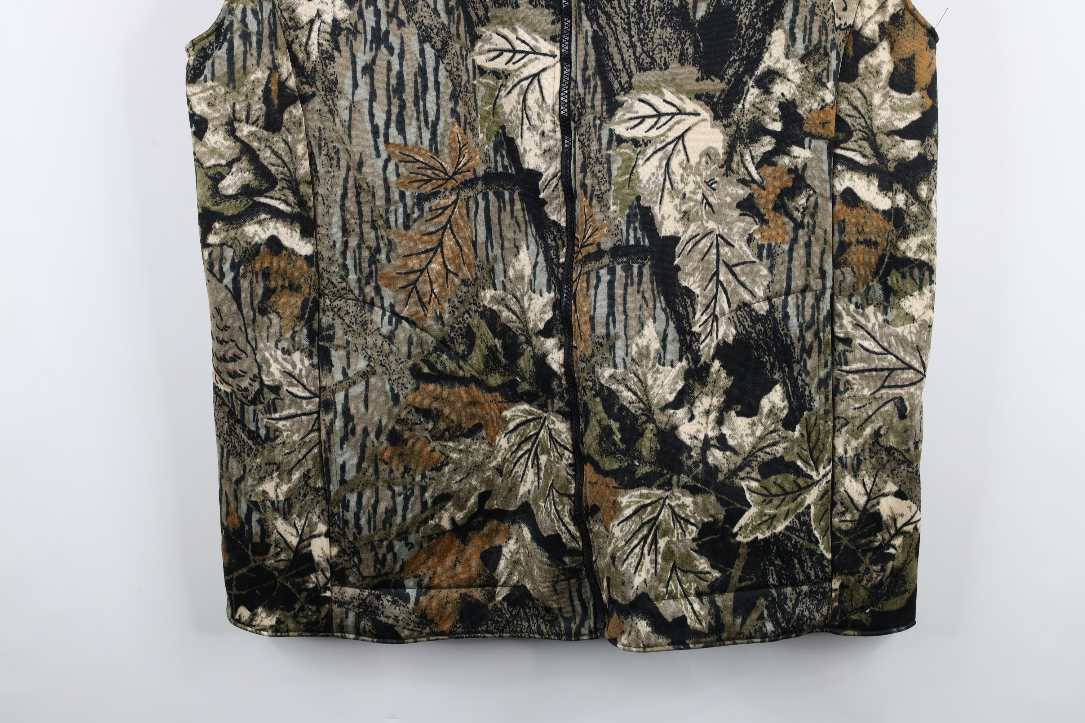 Vintage Vintage 90s Streetwear Camouflage Full Zip Vest Jacket Size US XXL / EU 58 / 5 - 3 Thumbnail