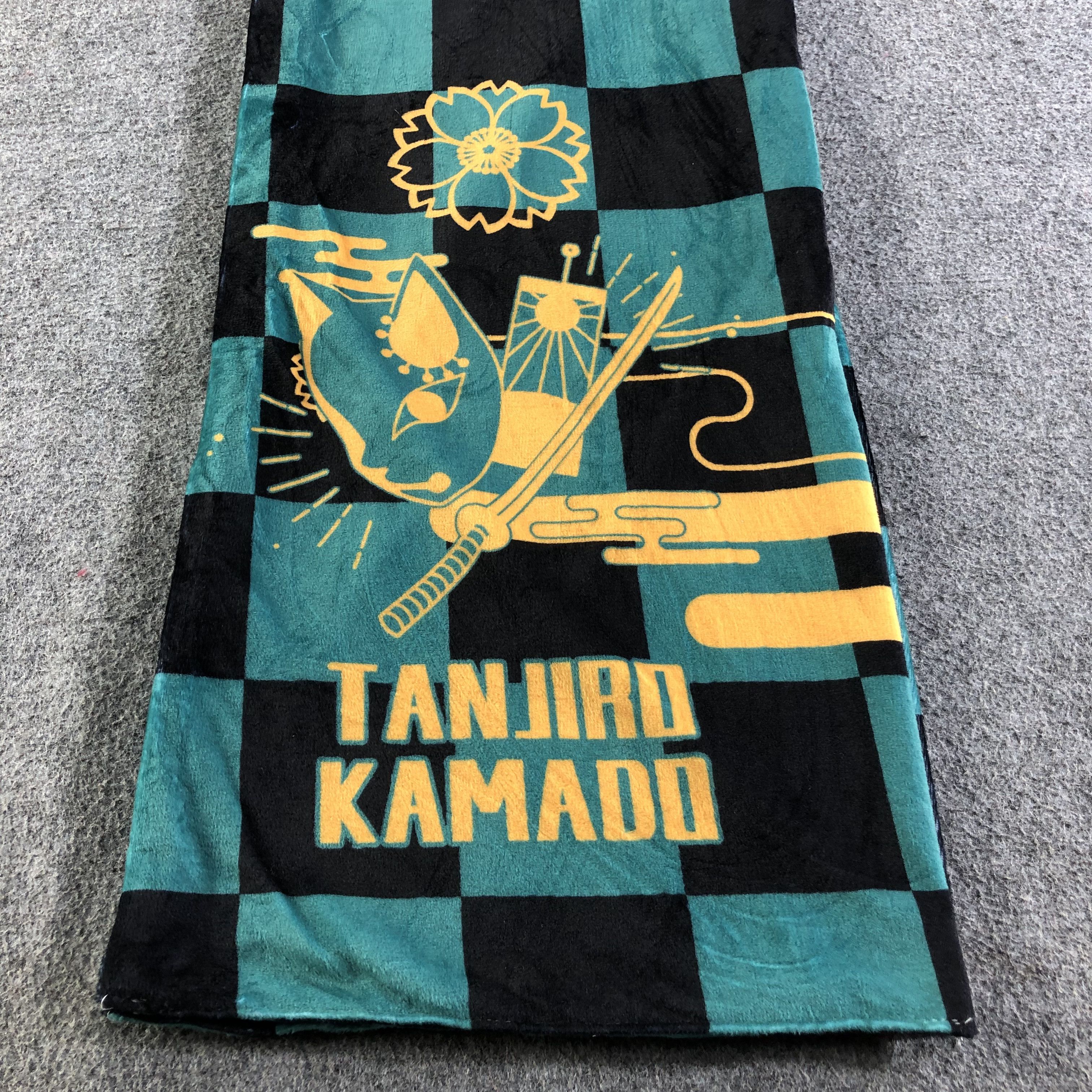 Anime Tanjiro Demon Slayer Scarf Muffler V1867 Size ONE SIZE - 4 Thumbnail