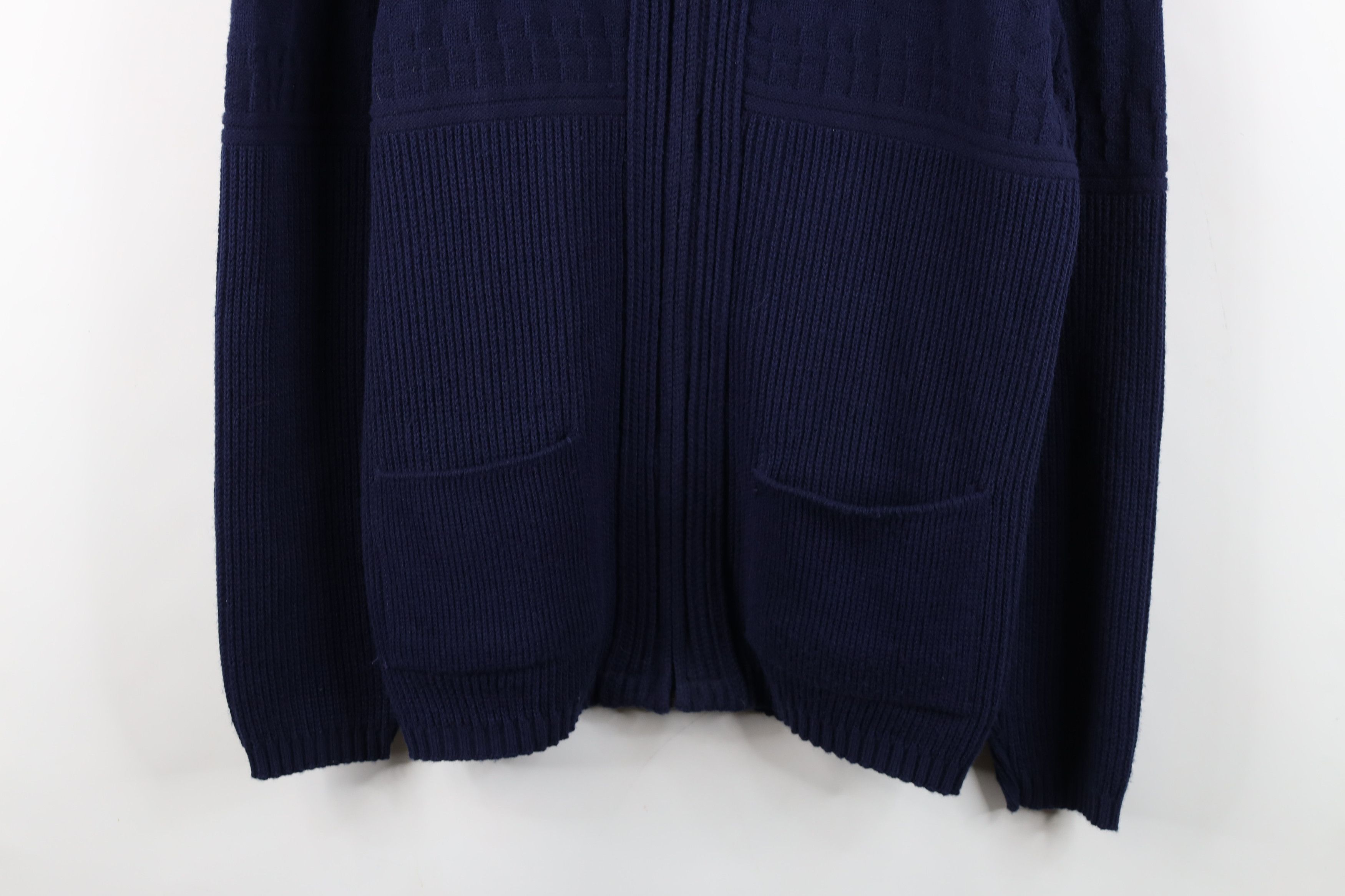 Vintage Vintage 70s Streetwear Ribbed Knit Cardigan Sweater USA Size US M / EU 48-50 / 2 - 3 Thumbnail