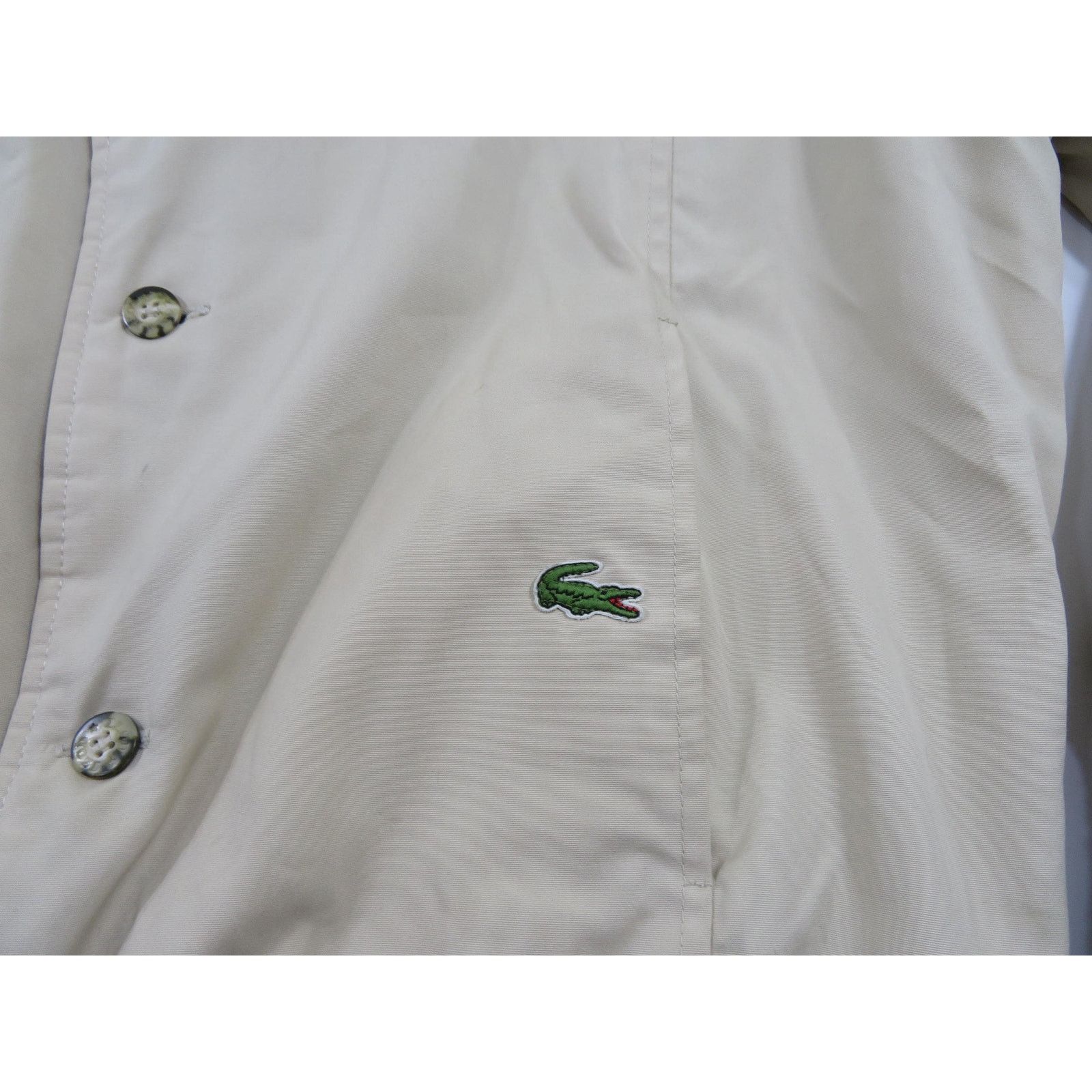 Lacoste LaCoste Reversible Jacket To Sweater Beige Sz L 1990s Size US L / EU 52-54 / 3 - 6 Thumbnail