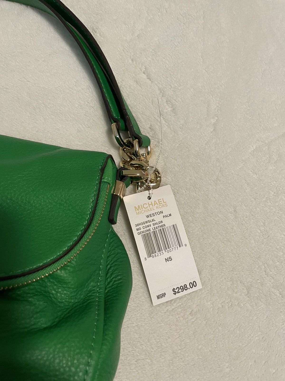 Michael Kors Michael Kors WESTON Green Convertible Cross/Shoulder Bag Size ONE SIZE - 2 Thumbnail