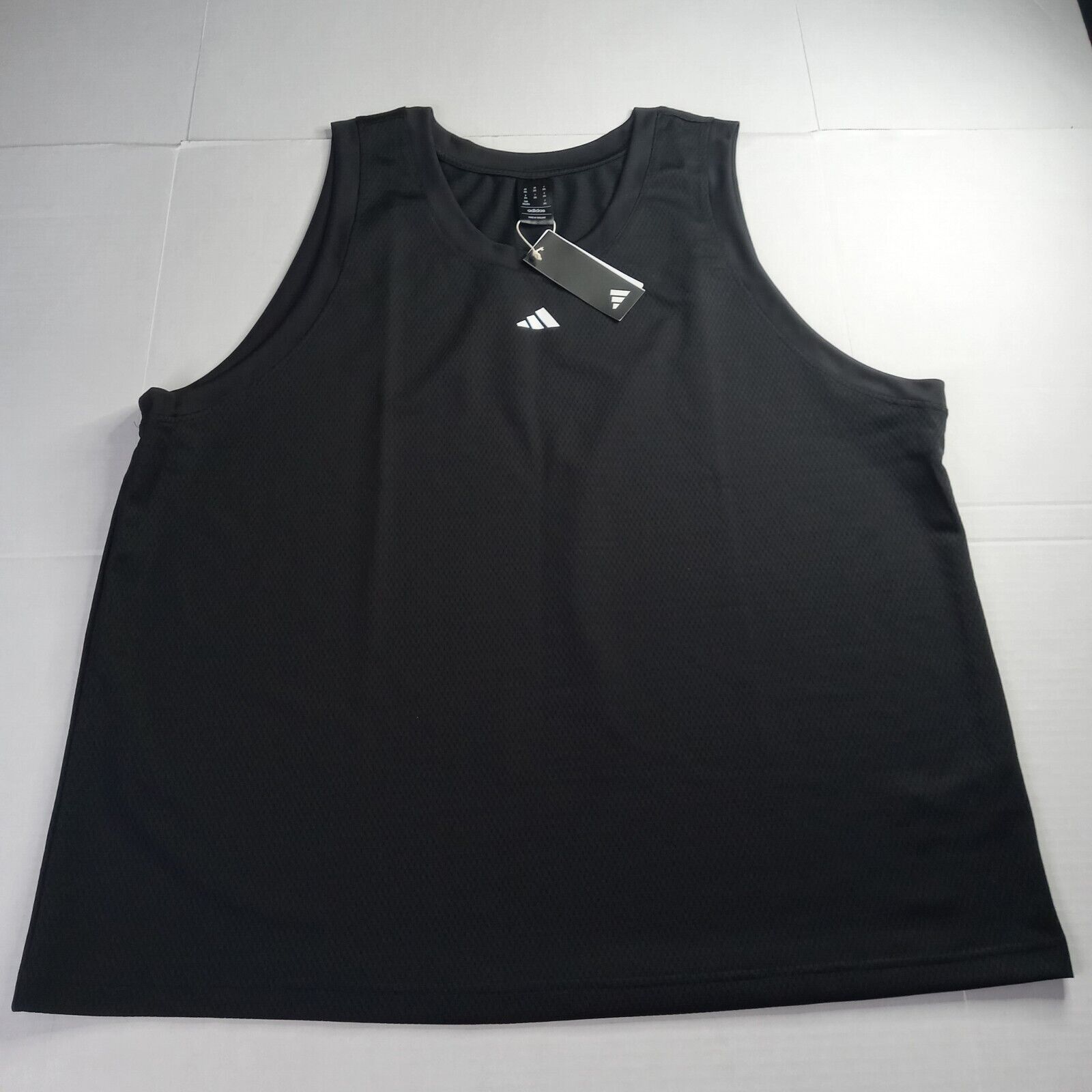 Adidas Adidas Men’s 2XL XXL Black Basketball Tank Top Tee IN2566 Size US XXL / EU 58 / 5 - 1 Thumbnail