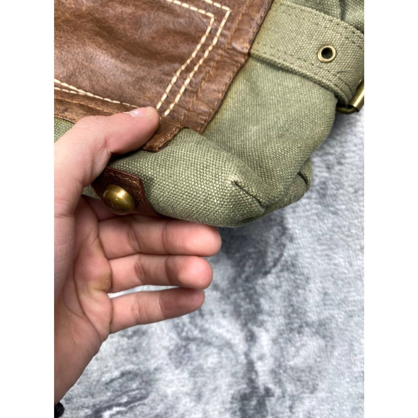 Dolce & Gabbana VINTAGE Dolce&Gabbana DG Logo Bag Women Shoulder Bag Green Leather Size ONE SIZE - 3 Thumbnail