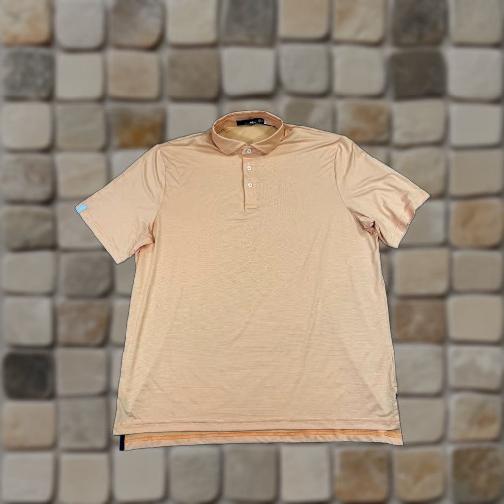 RLX Ralph Lauren Rlx Ralph Lauren Polo Shirt Mens Xl Orange Golf Size US XL / EU 56 / 4 - 1 Thumbnail