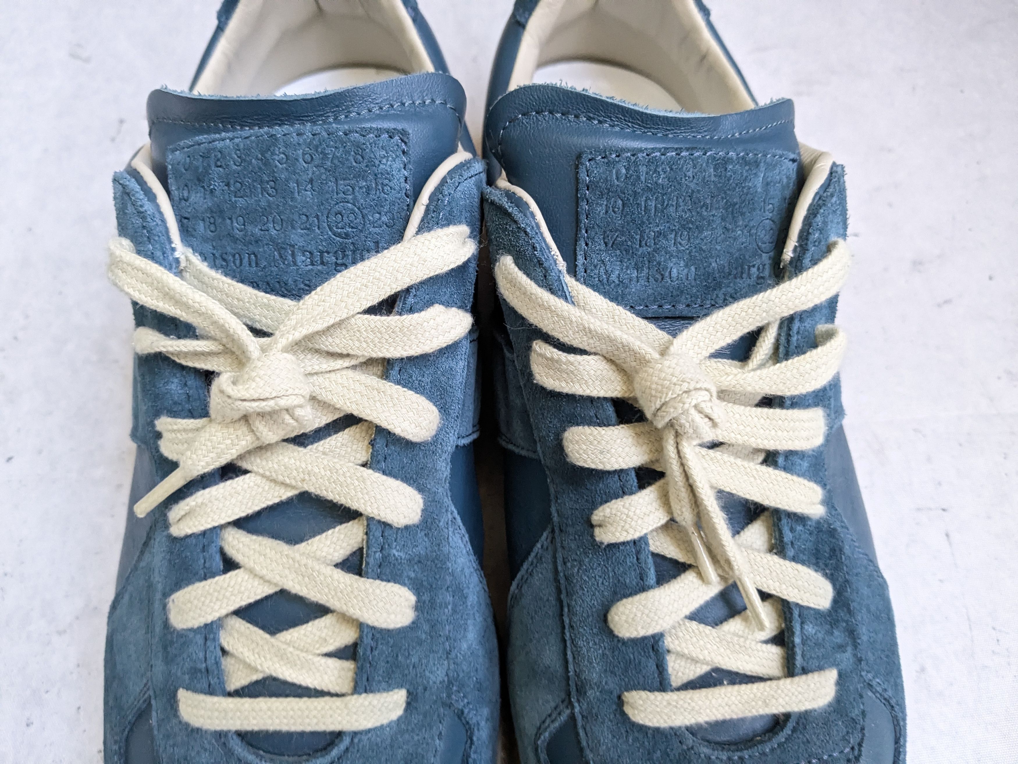 Maison Margiela Maison margiela Replica Sneaker blue 10 43 gat low Size US 10 / EU 43 - 2 Thumbnail
