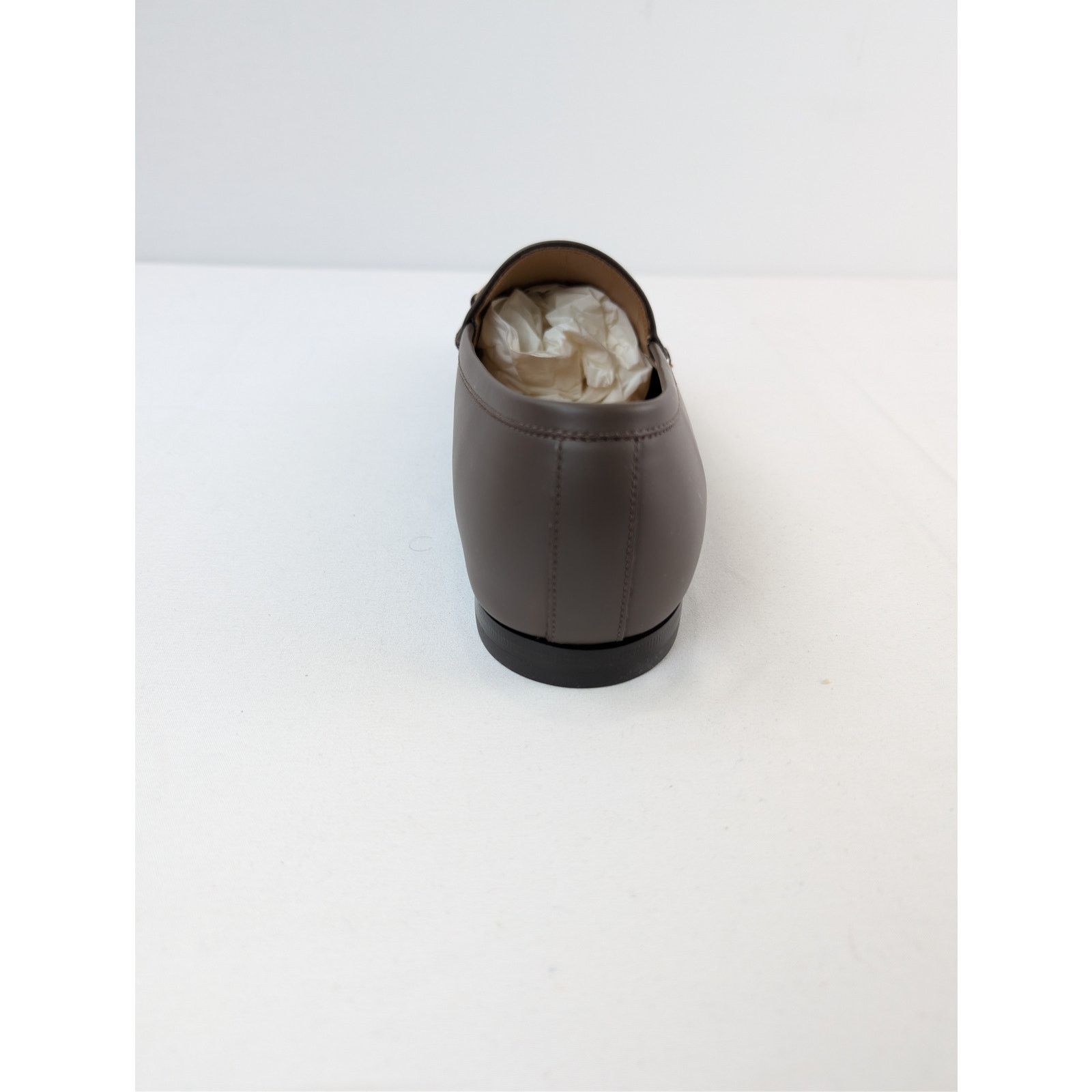 Gucci o1rshd1 Leather Jordaan Horsebit Loafers Boots in Brown Size US 8 / EU 41 - 16 Thumbnail