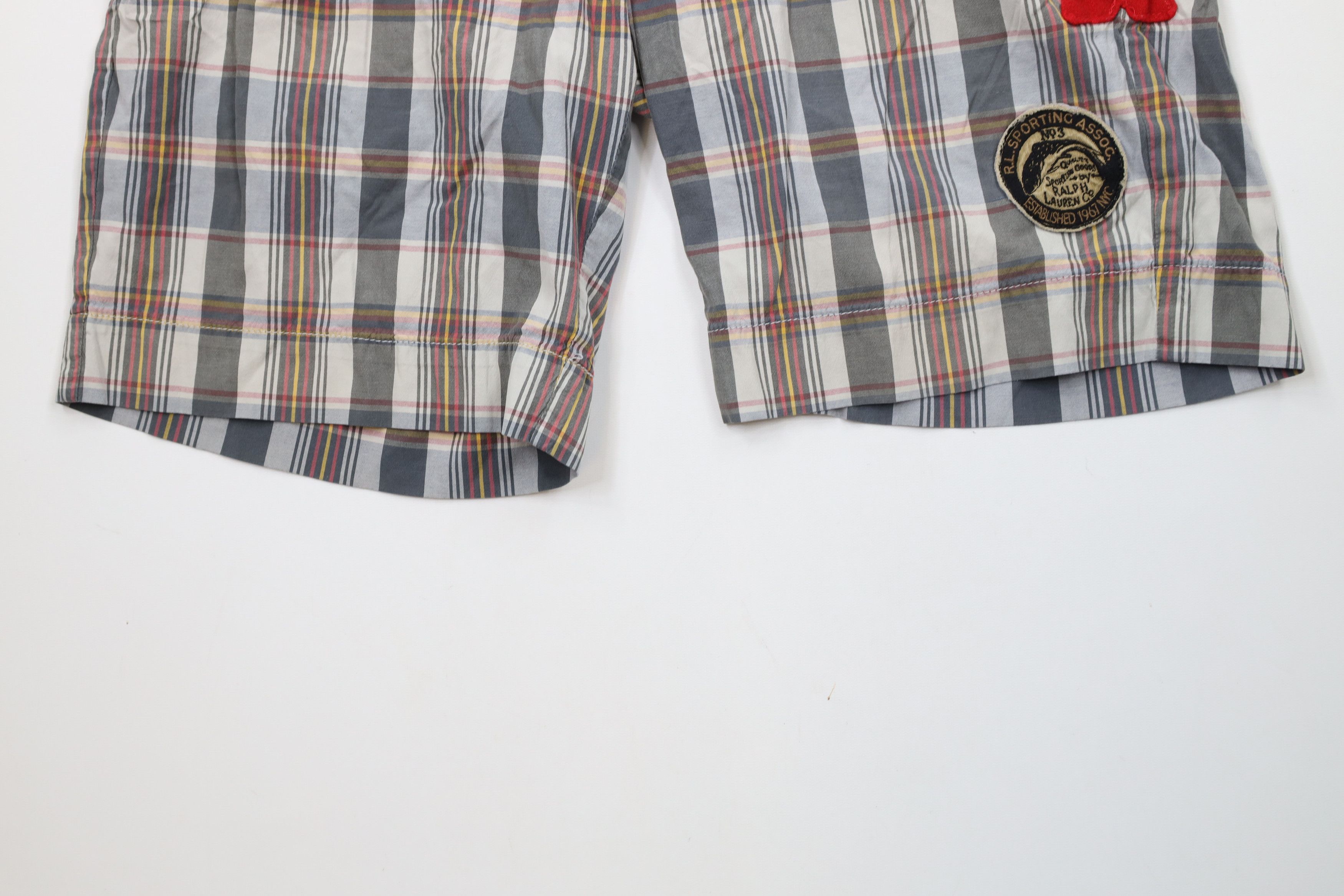 Ralph Lauren × Vintage Vintage 90s Ralph Lauren Spell Fishing Club New York Shorts Size US 34 / EU 50 - 4 Thumbnail
