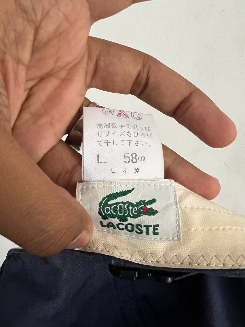Japanese Brand Vintage Lacoste Indigo Hat Size ONE SIZE - 15 Thumbnail