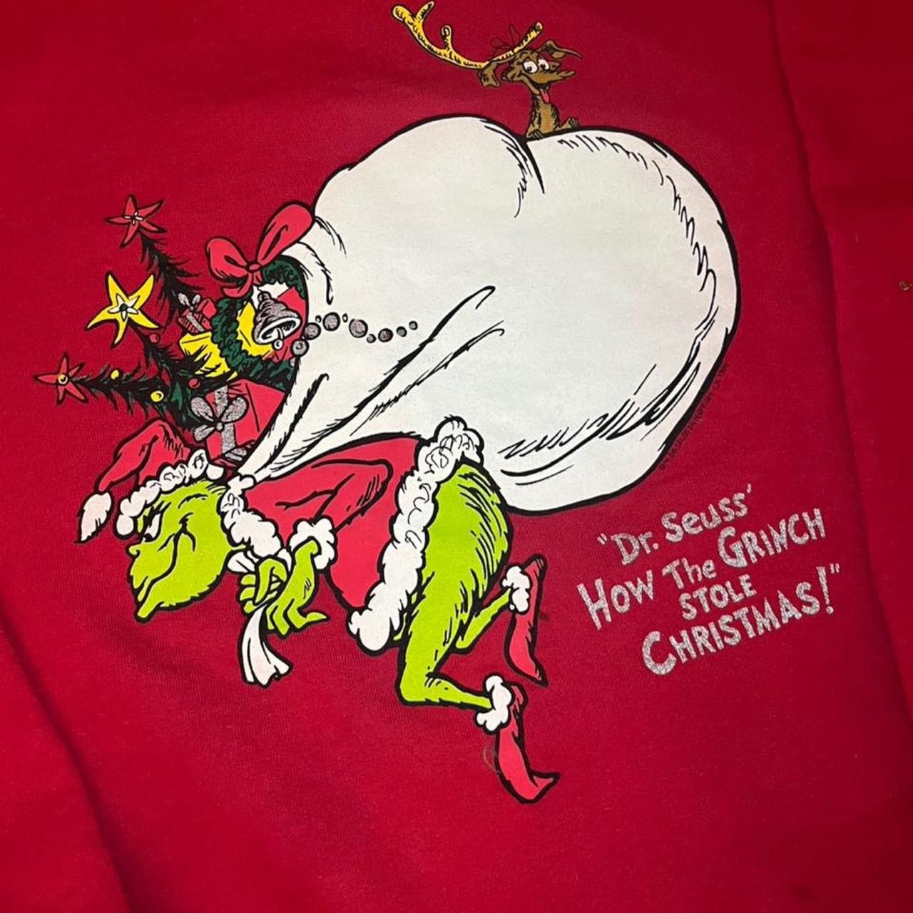 Other 90s vintage Dr. Seuss red crewneck Size US L / EU 52-54 / 3 - 4 Thumbnail