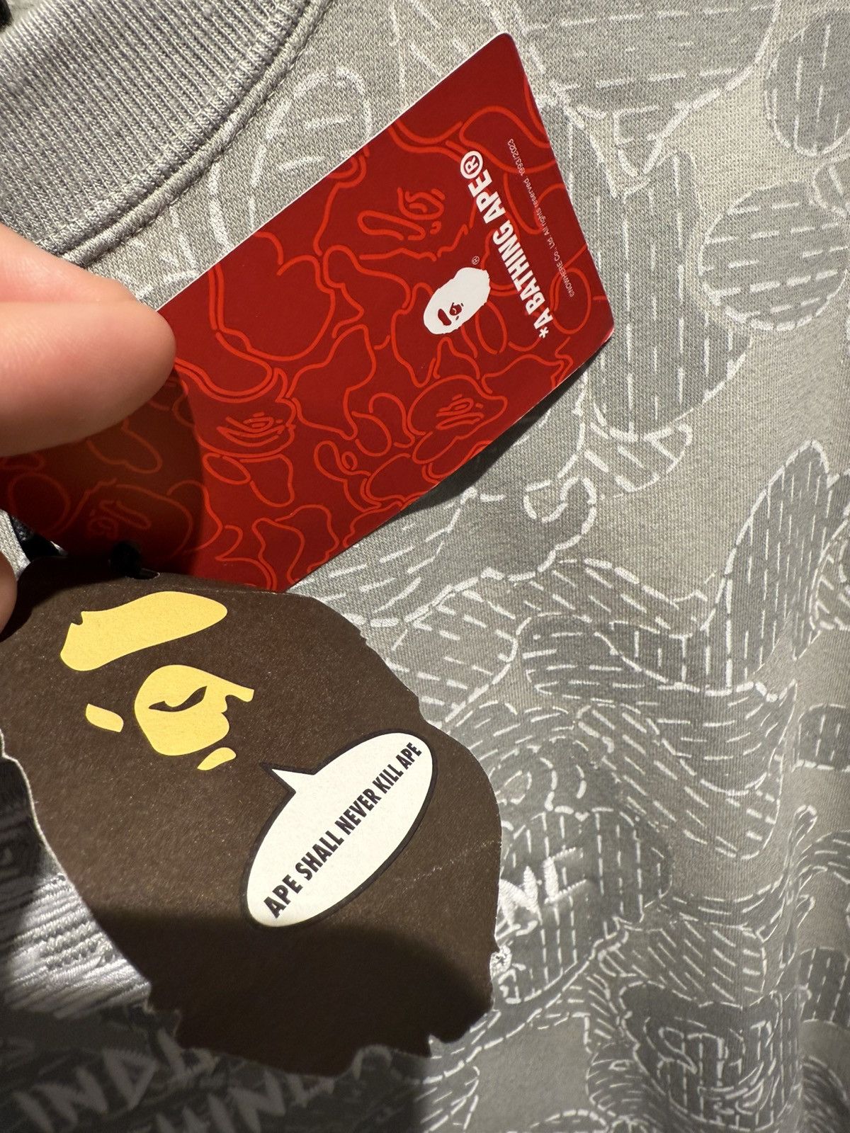 Alpha Industries × Bape Bape x Alpha Industries crewneck Brand New size XL Size US XL / EU 56 / 4 - 8 Thumbnail