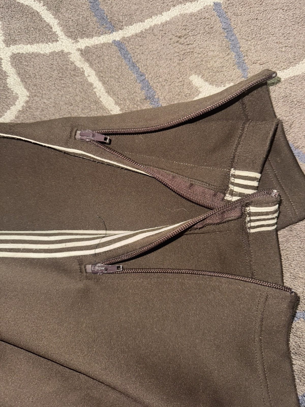 Comme des Garcons Homme × Japanese Brand × Vintage Comme Des Garcons Brown Track Pants Size US 32 / EU 48 - 3 Thumbnail