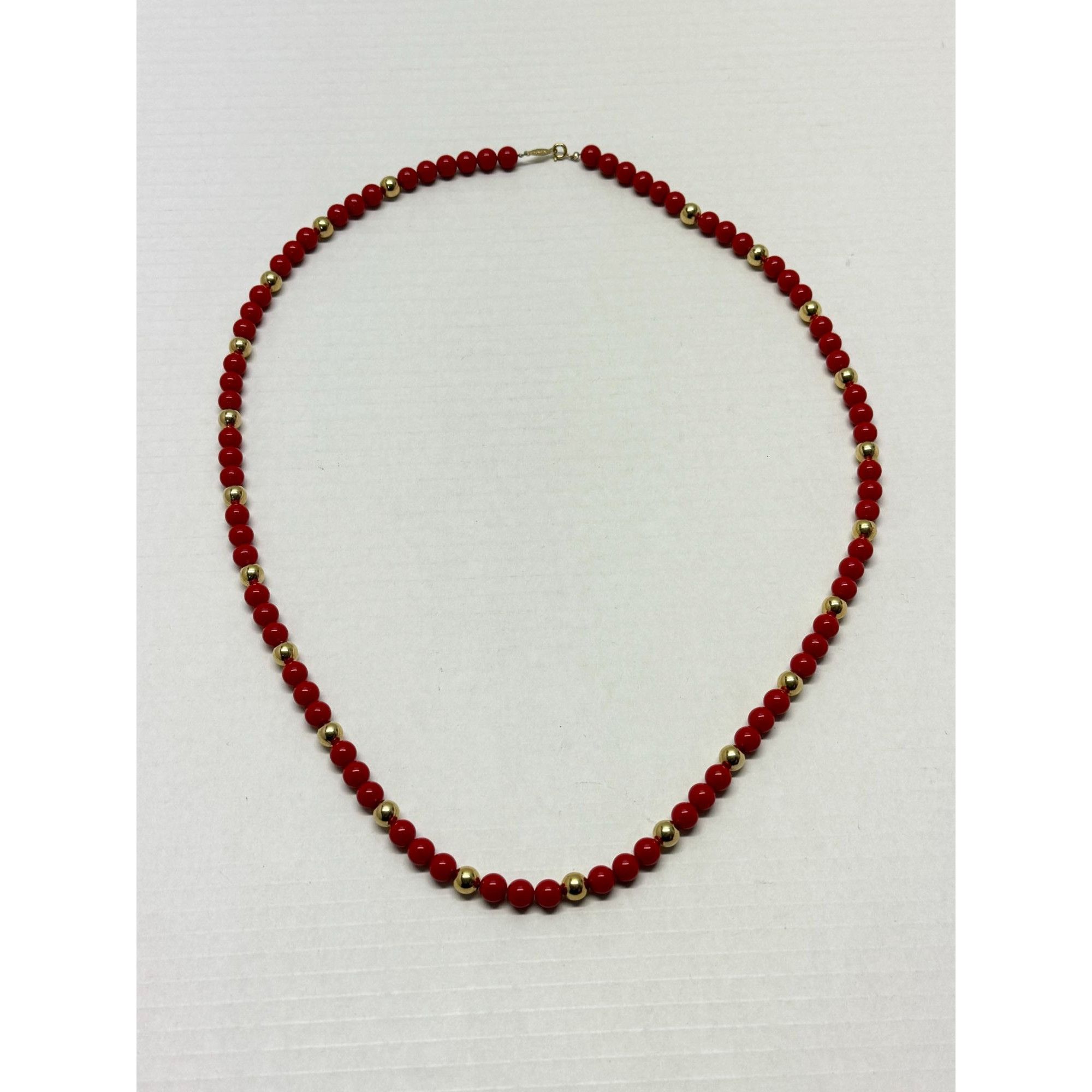 Vintage Vintage Napier red beaded necklace Size ONE SIZE - 3 Thumbnail