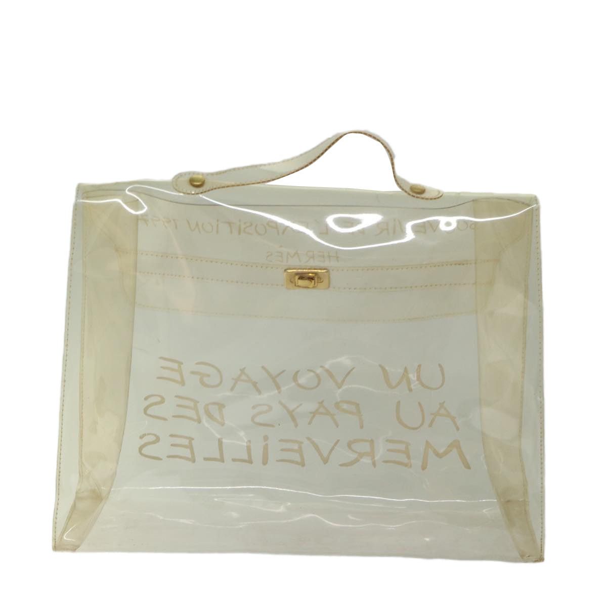Hermes HERMES Vinyl Kelly Hand Bag Vinyl Clear Size ONE SIZE - 2 Thumbnail