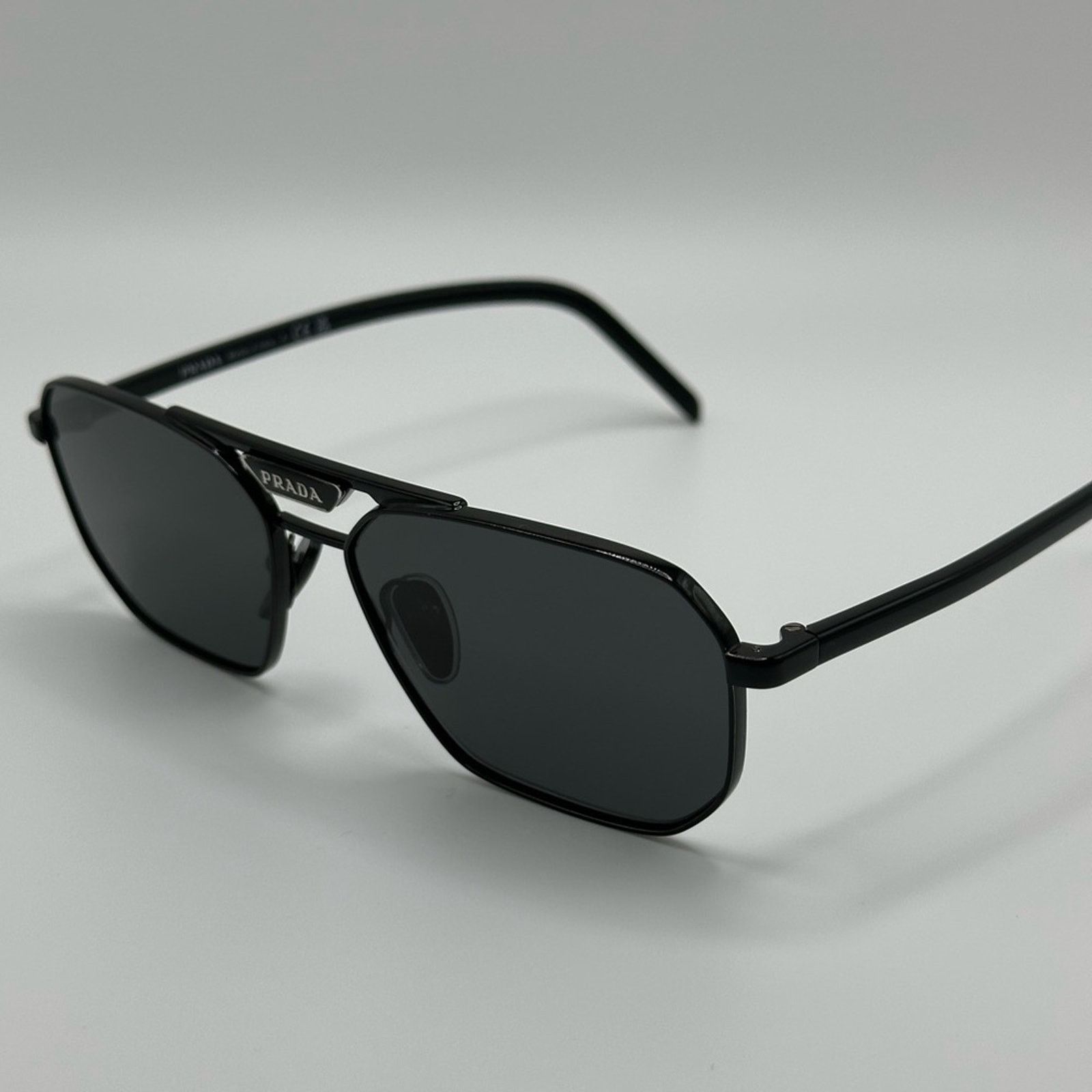 Prada PRADA Sunglasses PR58YS 1AB5S0 Black/Dark Grey Unisex NEW Size ONE SIZE - 4 Thumbnail