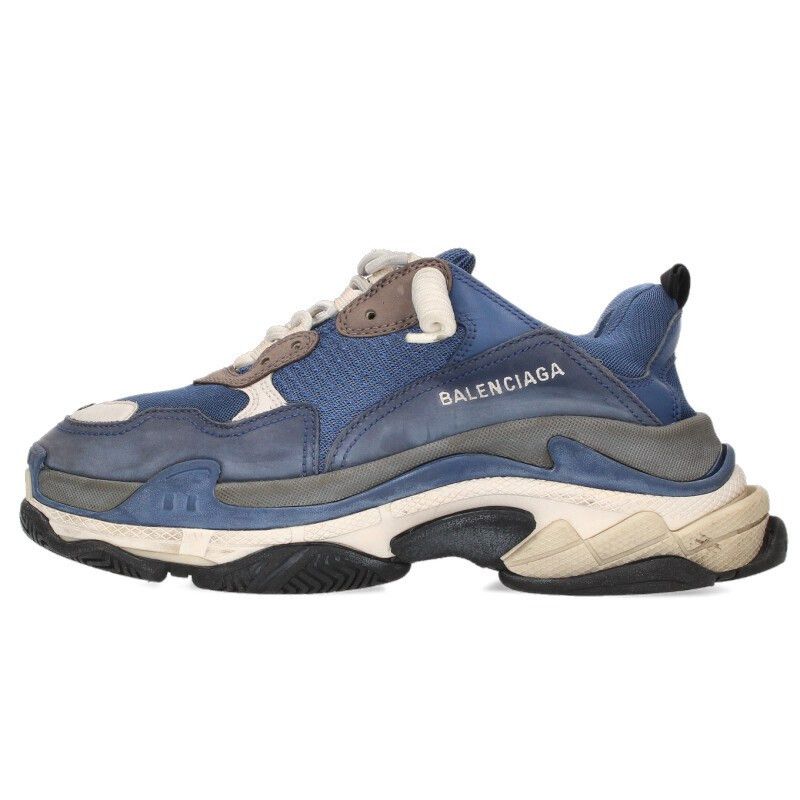 Balenciaga Balenciaga Triple S Blue/White Sneakers | Grailed
