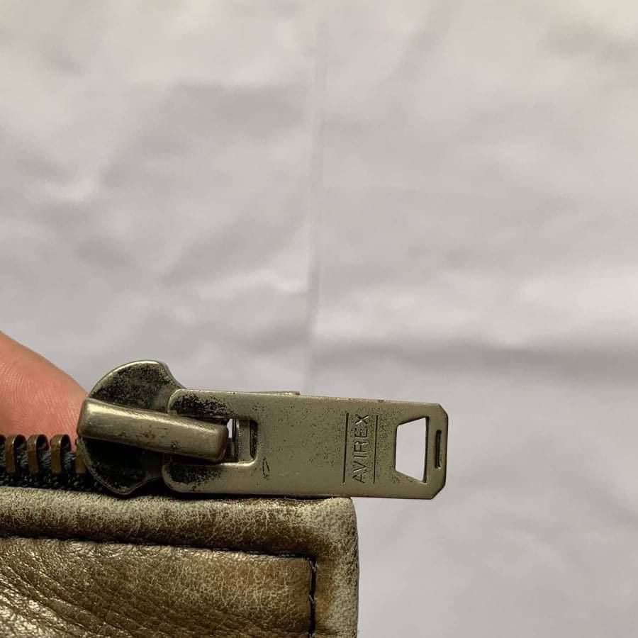 Avirex 𝐀𝐕𝐈𝐑𝐄𝐗 𝐂𝐥𝐚𝐬𝐬𝐢𝐜 𝐋𝐞𝐚𝐭𝐡𝐞𝐫 𝐉𝐚𝐜𝐤𝐞𝐭 Size US L / EU 52-54 / 3 - 3 Thumbnail