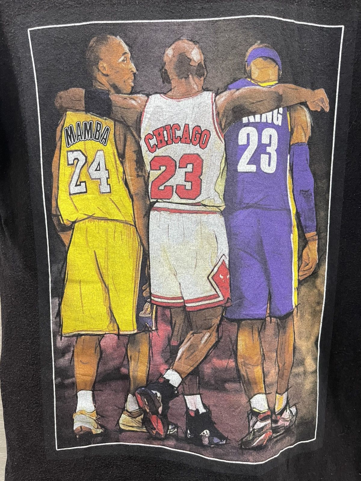NBA Vintage Kobe Bryant Michael Jordan LeBrom James T-Shirt Size US S / EU 44-46 / 1 - 6 Thumbnail