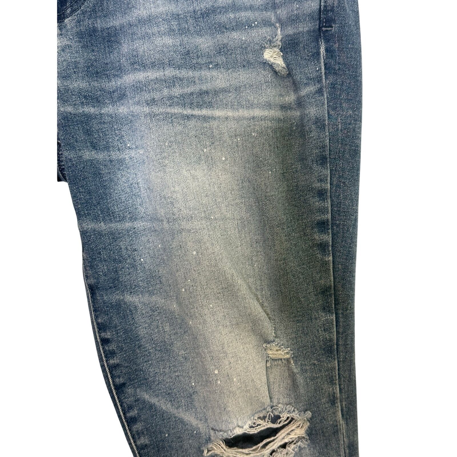 Pacsun Pacsun light splatter stacked ripped skinny jeans size 30 Size US 30 / EU 46 - 13 Thumbnail