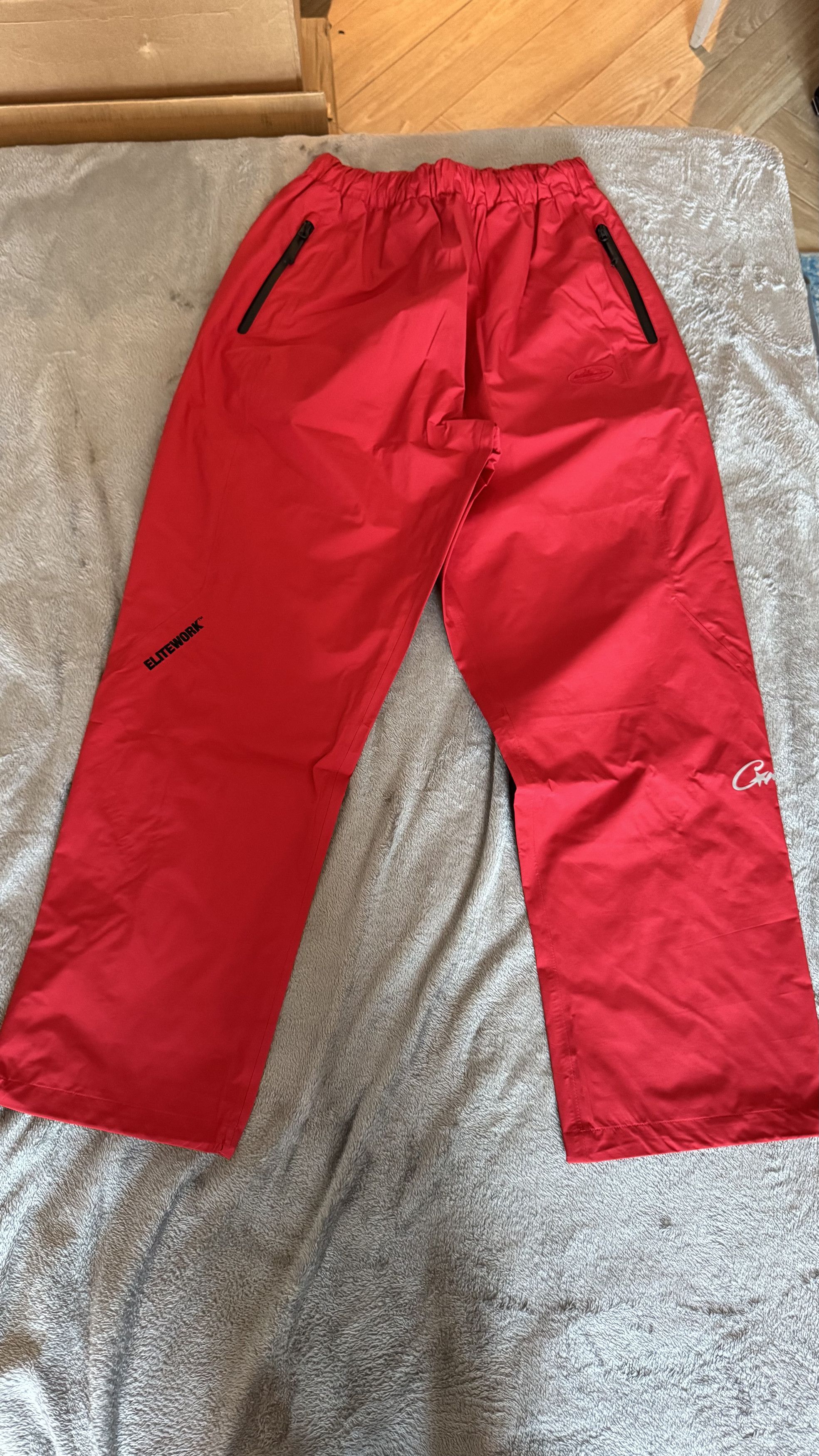 Corteiz CORTEIZ ELITEWORK™ WATERPROOF SHELL PANT [RED] Size US 30 / EU 46 - 3 Thumbnail