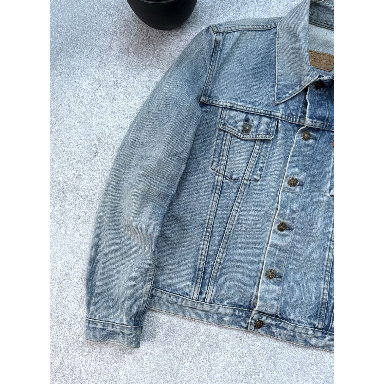 Levi's VINTAGE Levi’s Denim Jacket Blue Men’s S Jacket 70s 80s Y2K Trucker Levi’s Made & Crafted USA Size US S / EU 44-46 / 1 - 3 Thumbnail