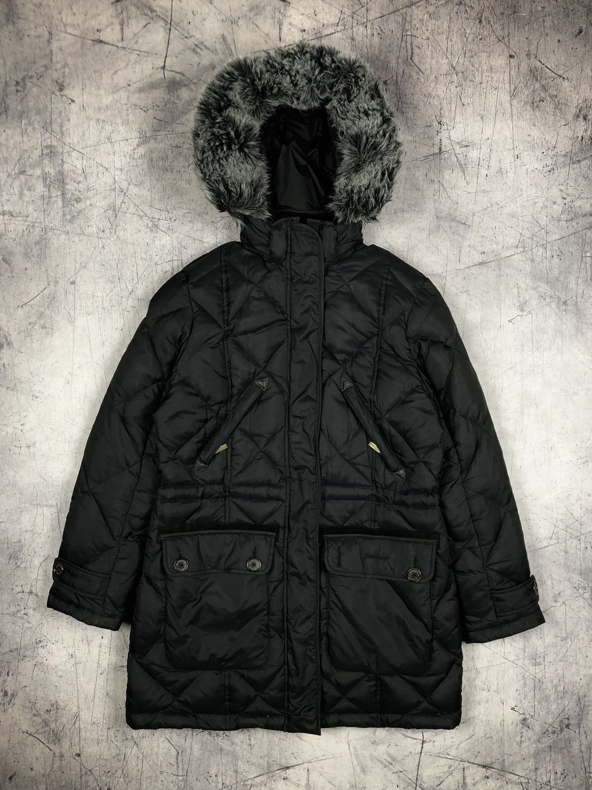 Barbour Vintage Barbour Bowfell Natural Down Quilted Parka hunter Size M / US 6-8 / IT 42-44 - 2 Thumbnail