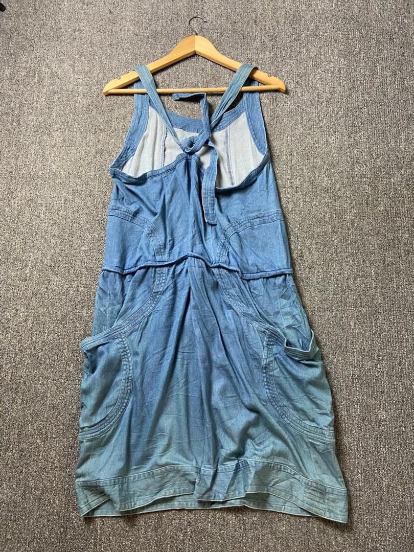 Tsumori Chisato Tsumori Chisato Denim Jumper Overall Skirts (193) Size XS / US 0-2 / IT 36-38 - 2 Thumbnail