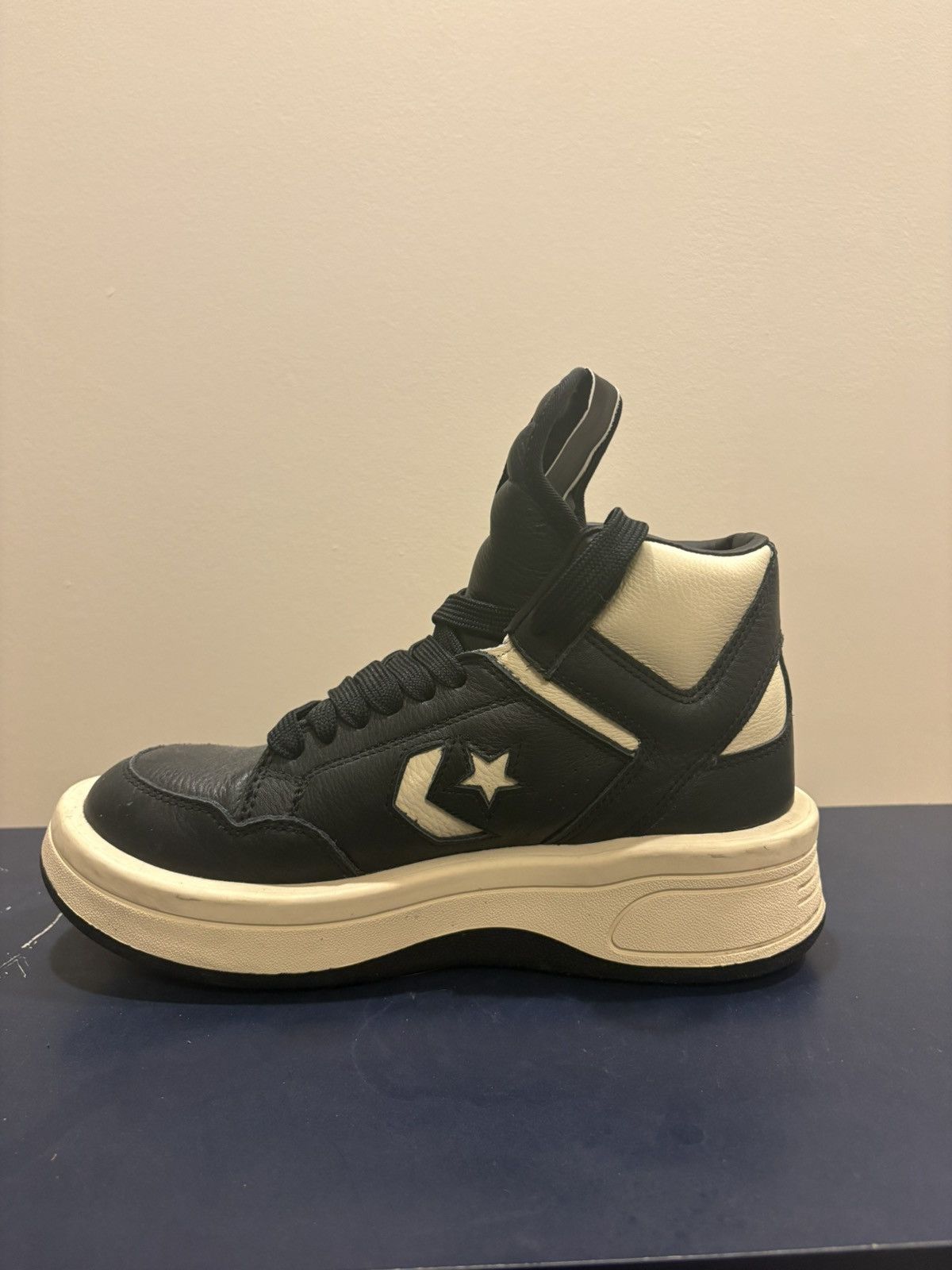 Converse × Rick Owens Drkshdw Rick Owens Drkshdw x Converse TURBOWPN High Top Size US 6.5 / EU 39-40 - 2 Thumbnail