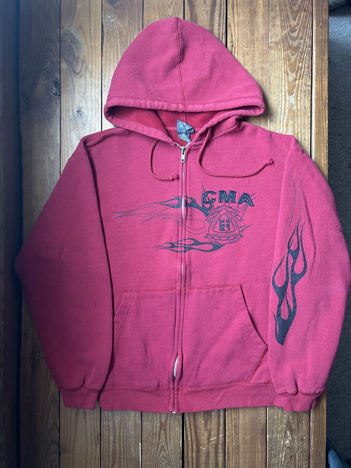 Vintage Vintage Y2K Christian Motorcycle Association Tribal Hoodie Size US M / EU 48-50 / 2 - 1 Thumbnail