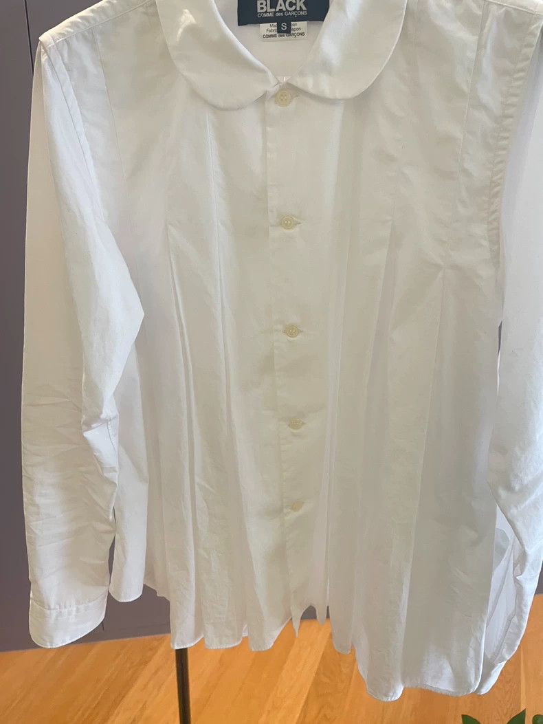Comme des Garcons Comme Des Garcons White pleated shirt Size S / US 4 / IT 40 - 2 Thumbnail