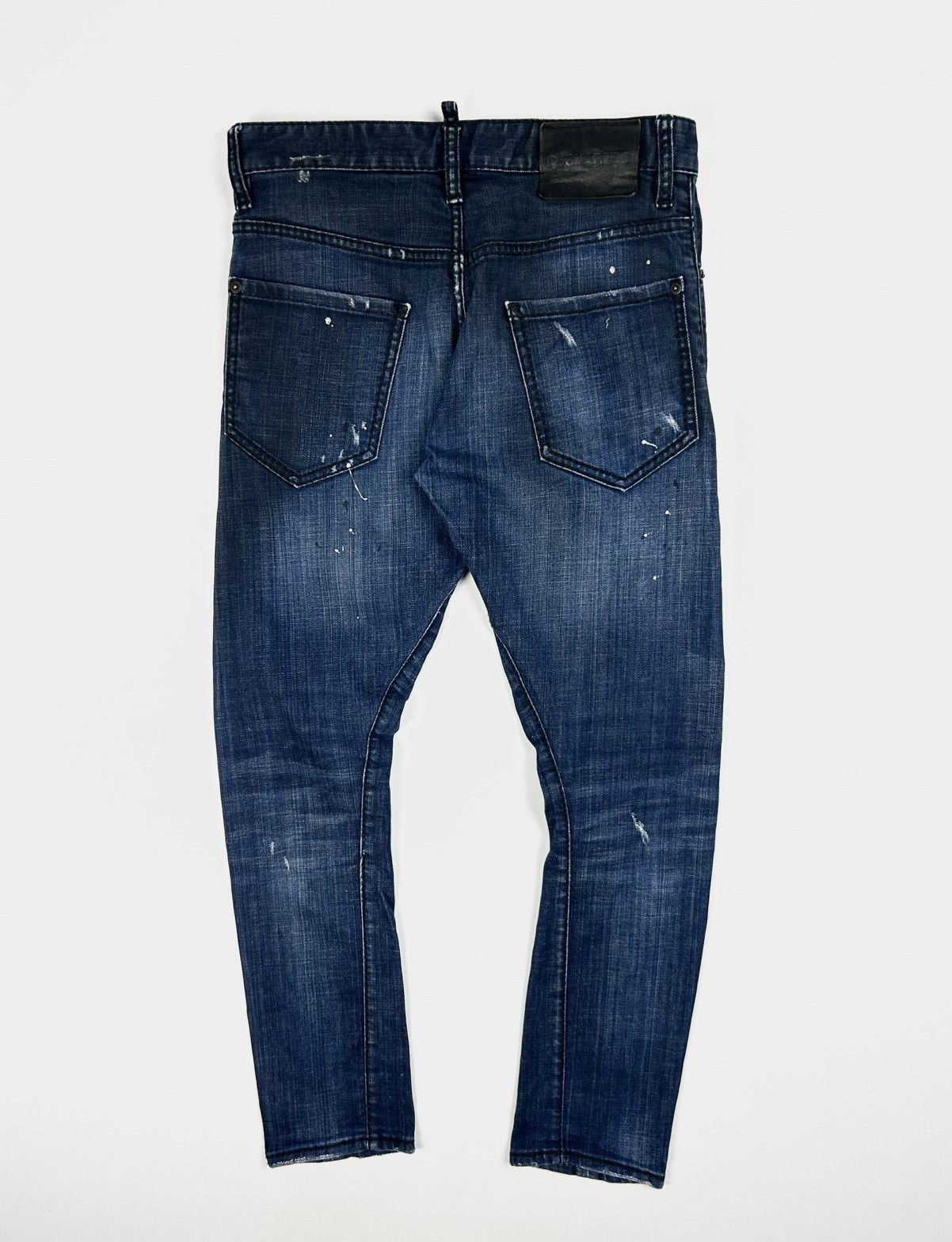 Dsquared2 Luxury Dsquared2 Navy Washed Jeans Made In Italy Size US 29 - 3 Thumbnail