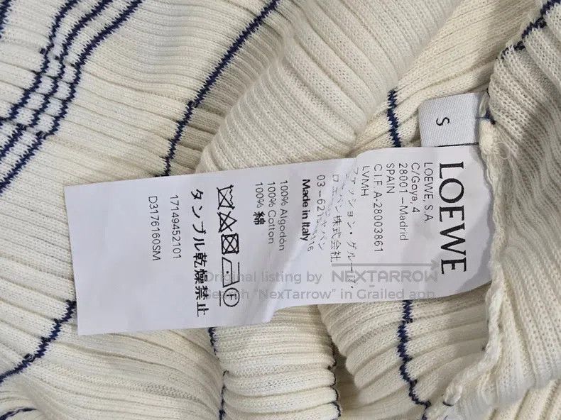 Loewe Loewe Striped Knit Dress Size S / US 4 / IT 40 - 7 Thumbnail