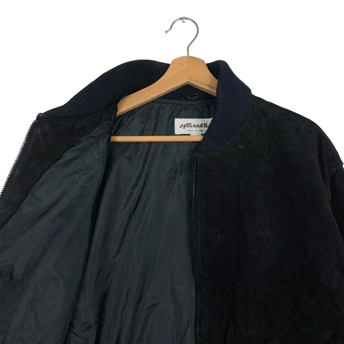 Japanese Brand 🔥90’s Vintage Leather Bomber Jacket Split End Issey Miyake Size US M / EU 48-50 / 2 - 9 Thumbnail