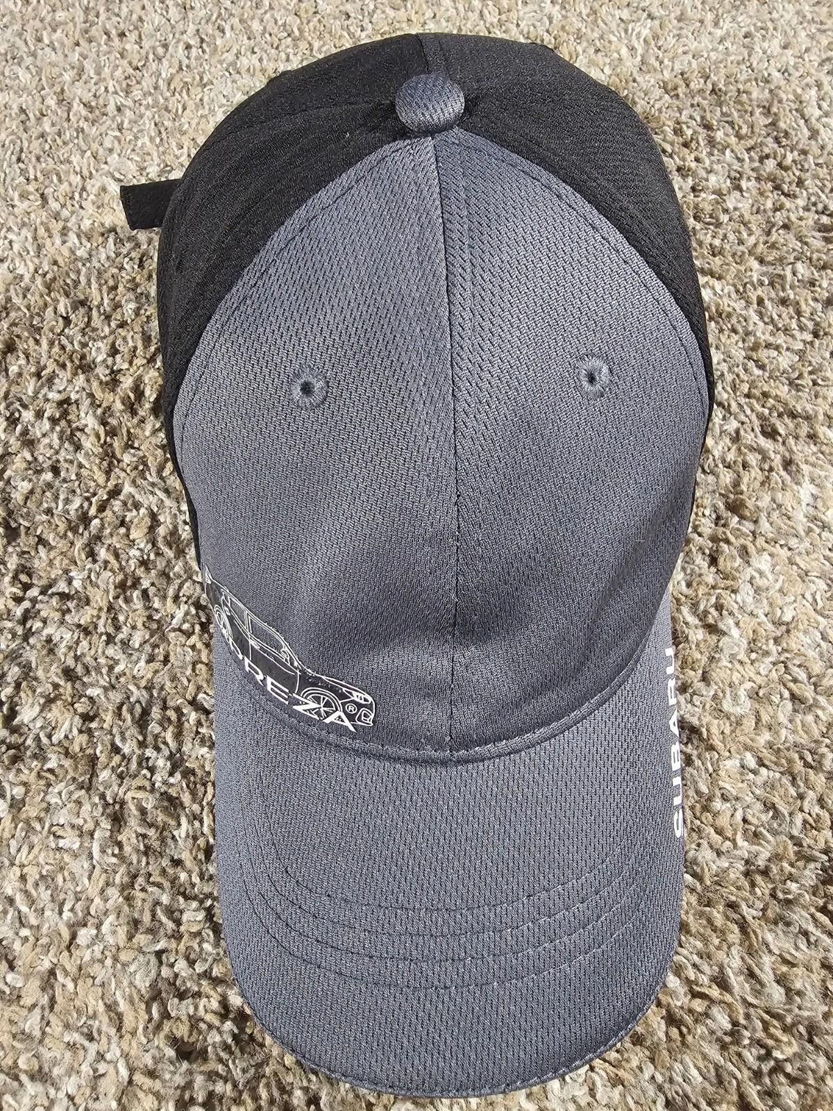 Designer Subaru Impreza Hat Cap Gray Black Adjustable Strapback Size ONE SIZE - 2 Thumbnail