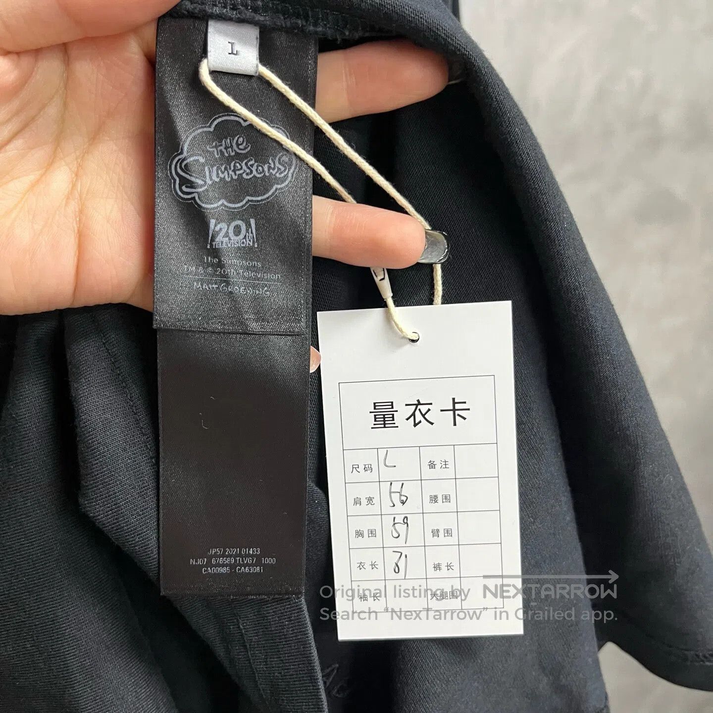 Balenciaga Balenciaga Simpson Cartoon Print Round-Collared Short-Sle Size US S / EU 44-46 / 1 - 2 Thumbnail