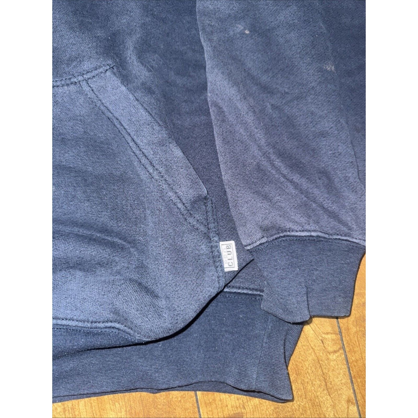 Japanese Brand Pro Club Hoodie Washed Black Large Heavy Weight 25x28 Size US L / EU 52-54 / 3 - 2 Thumbnail