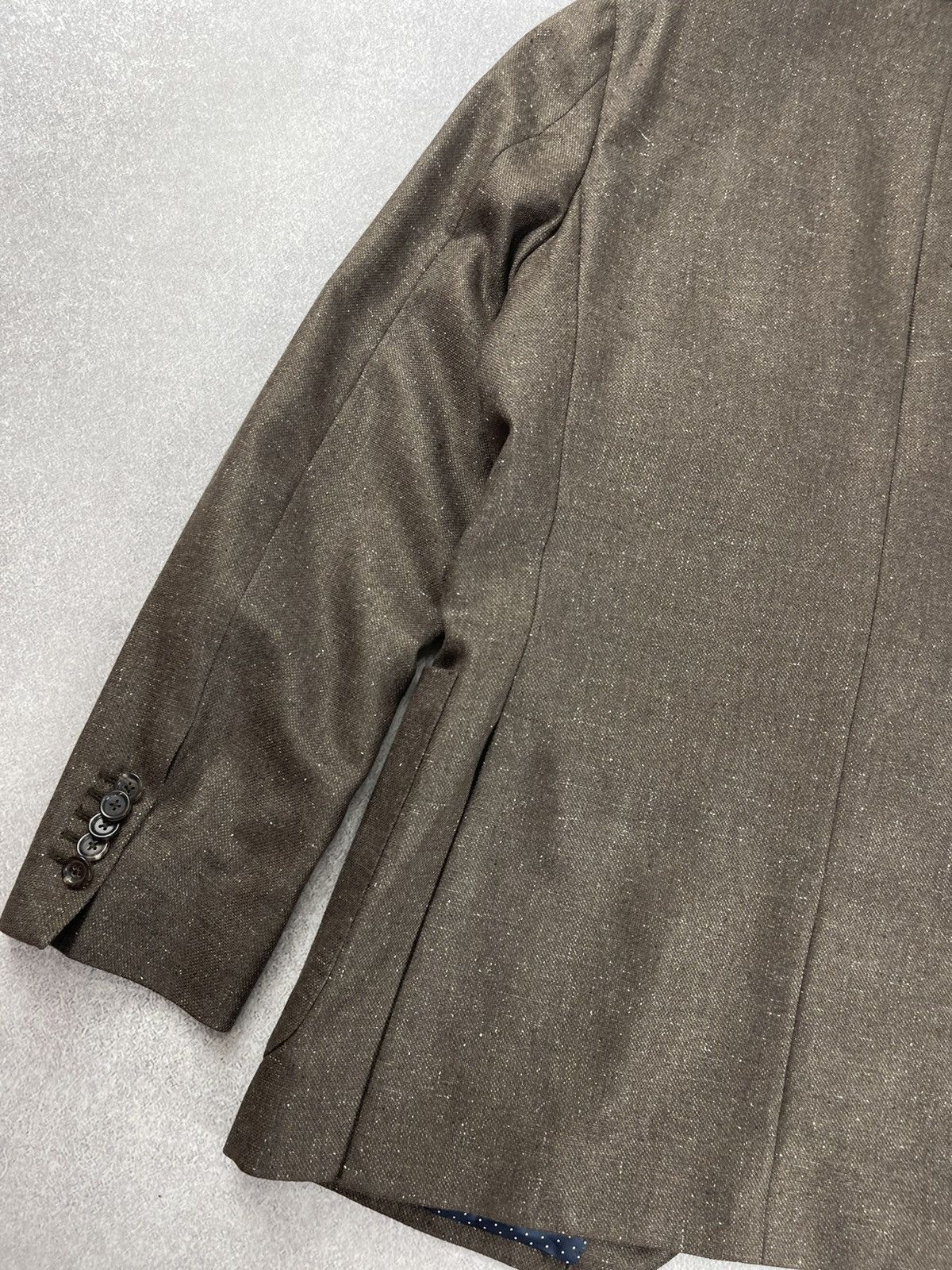 Designer Pelikamo Zurich Silk/Wool Blazer Jacket Men’s Size US M / EU 48-50 / 2 - 14 Thumbnail