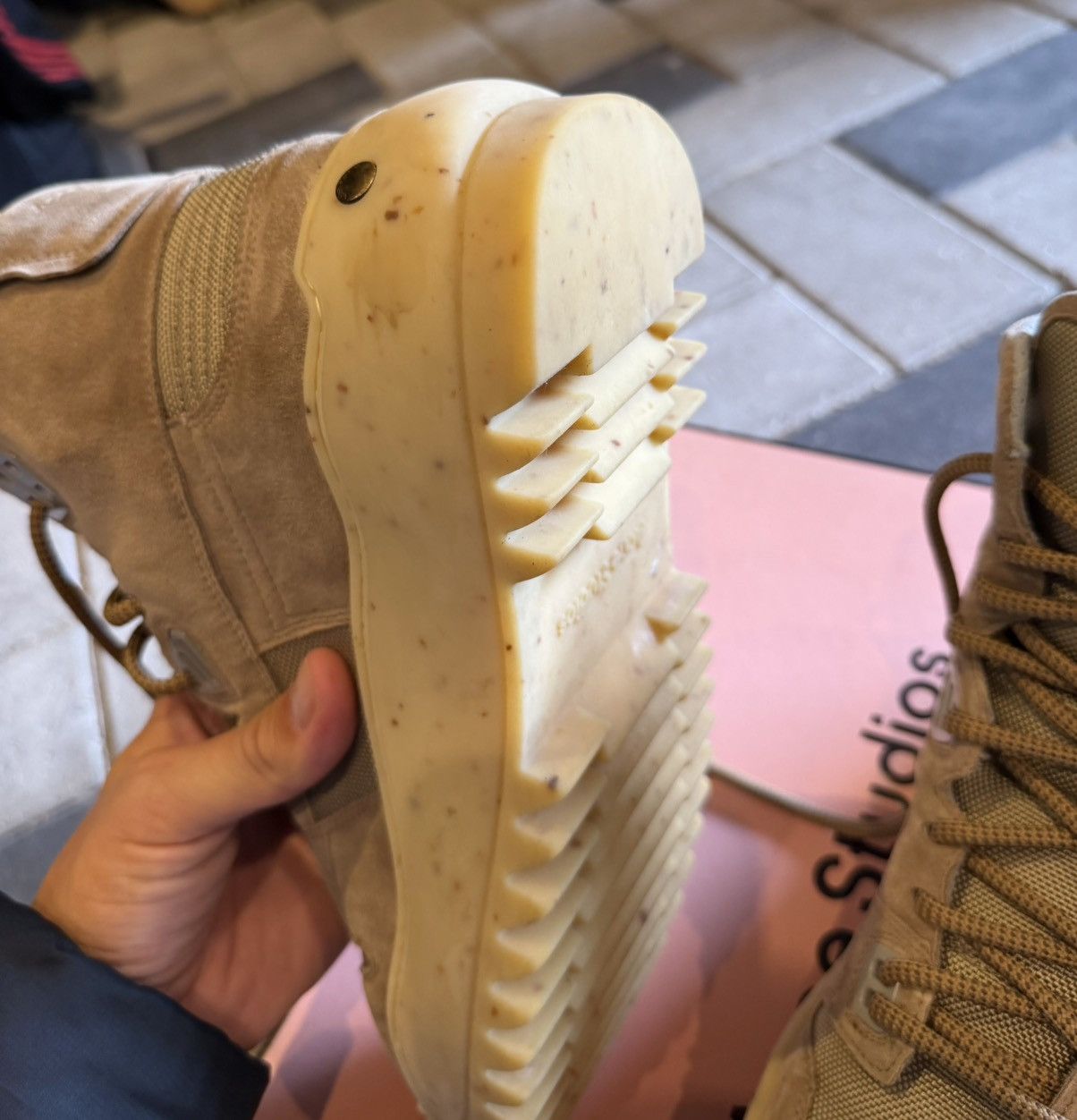 Acne Studios Acne Studios - Nylon and Suede Desert Boots - Neutrals Size US 9.5 / EU 42-43 - 7 Thumbnail