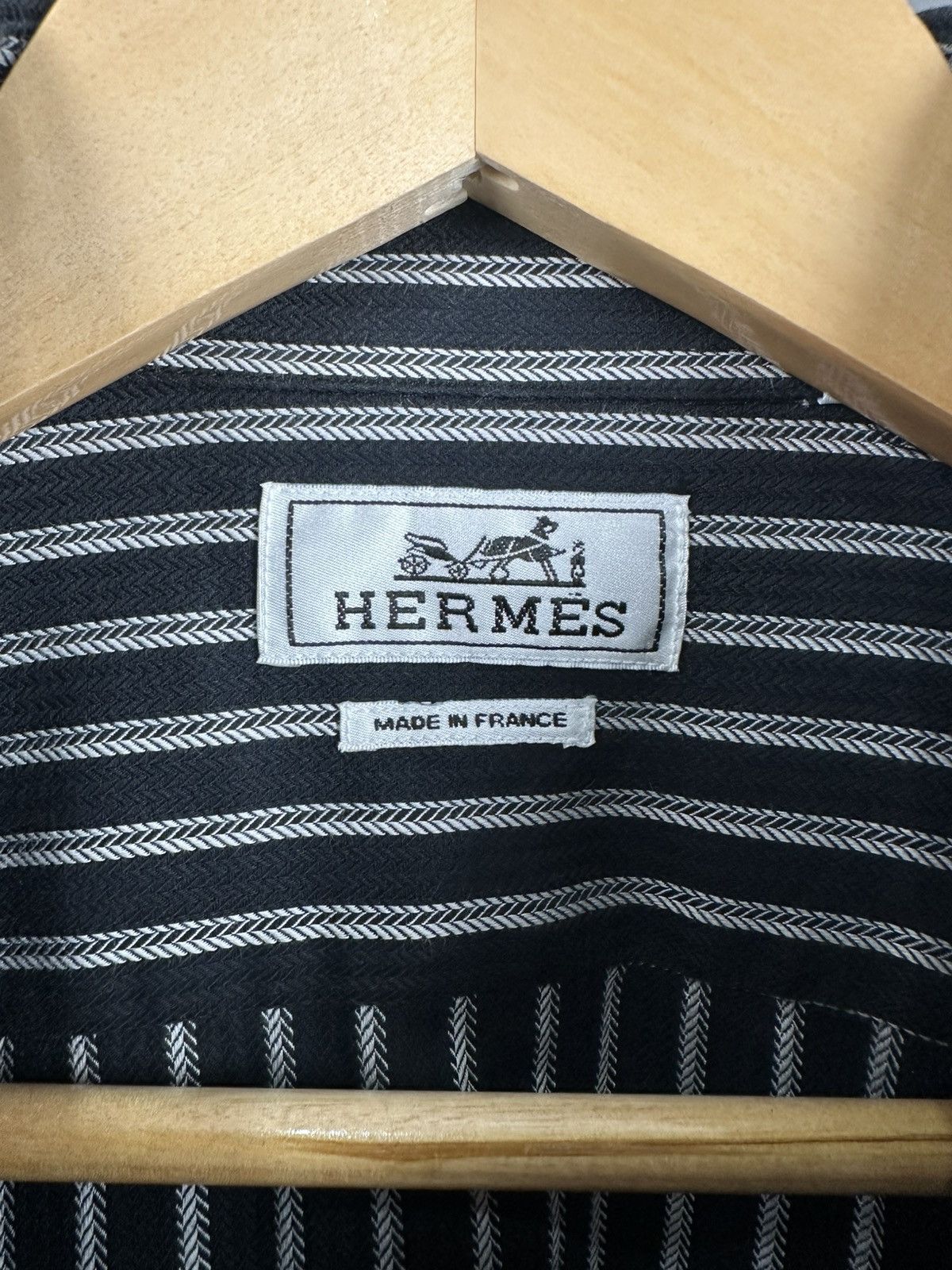 Hermes Hermes - Stripes Button Down Shirt Size US S / EU 44-46 / 1 - 9 Thumbnail