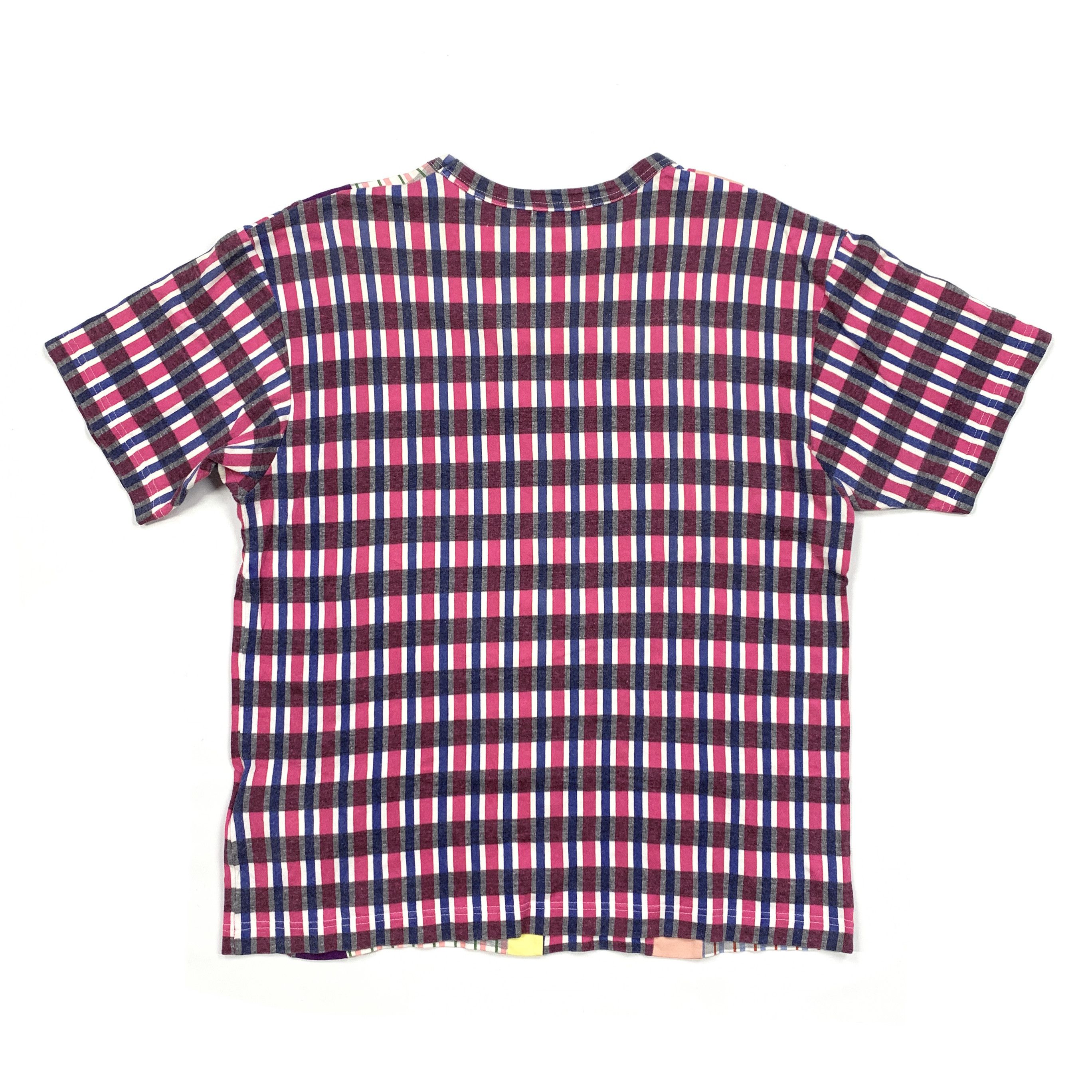 Comme des Garcons × Comme des Garcons Homme × Comme des Garcons Homme Plus 2001 Patchwork Striped Tee Size US M / EU 48-50 / 2 - 2 Thumbnail