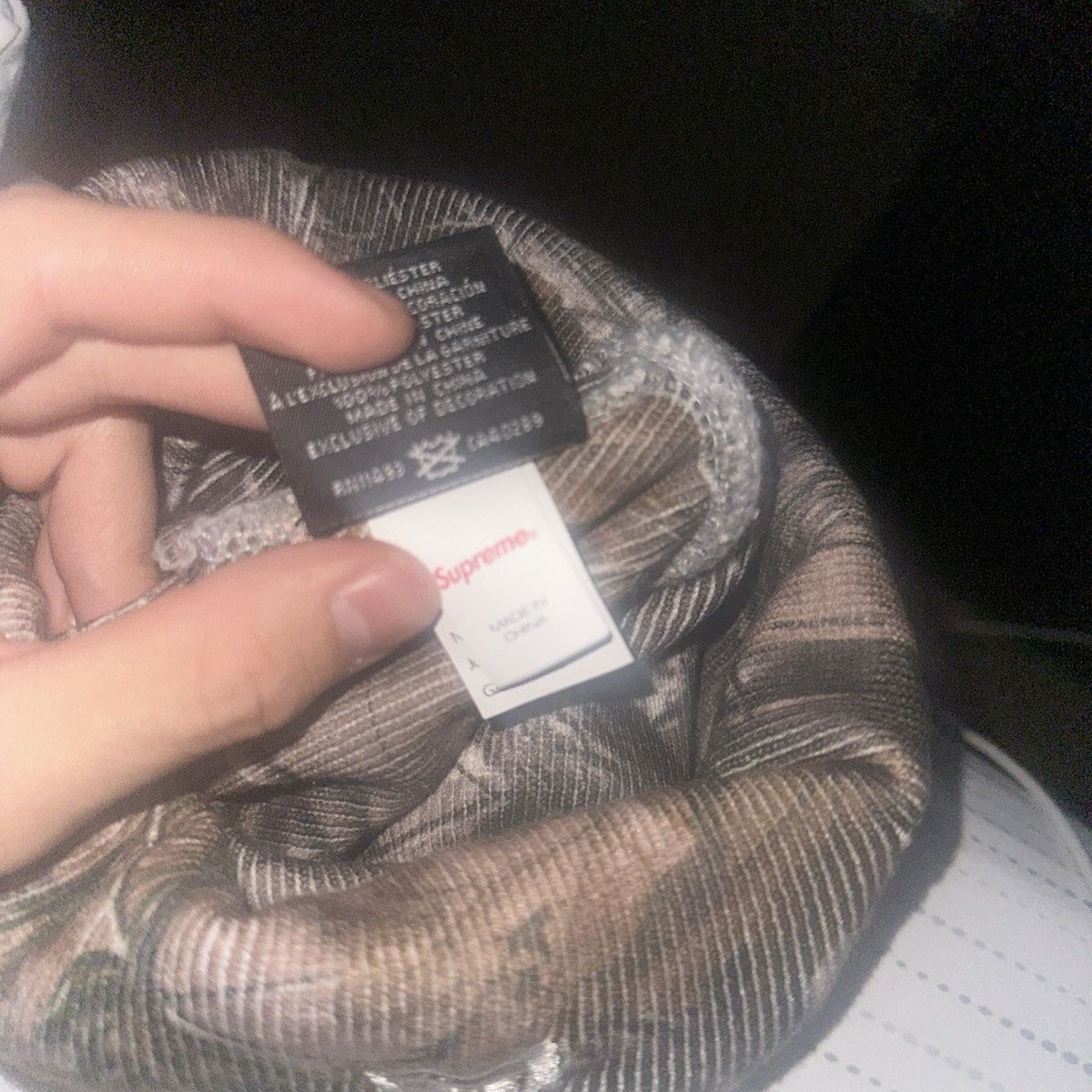 New Era × Supreme Supreme BOGO Camo Beanie Size ONE SIZE - 9 Thumbnail