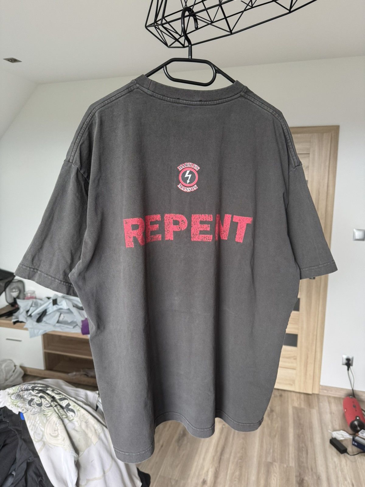 Band Tees Vintage Marilyn Manson Antichrist Svperstar Repent Metal Tee Size US XL / EU 56 / 4 - 9 Thumbnail