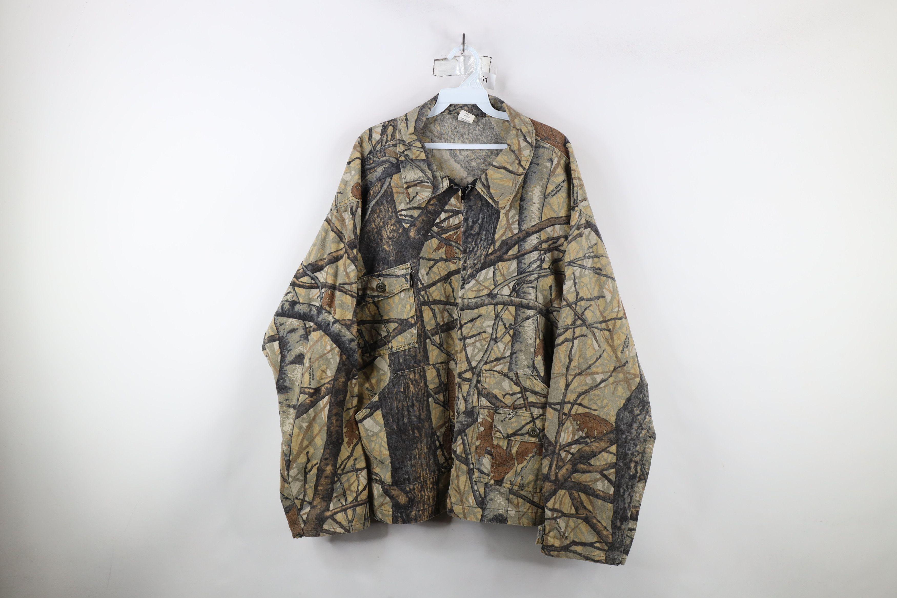 Vintage Vintage 90s Streetwear Skyline Camouflage Apparition Jacket Size US XL / EU 56 / 4 - 1 Thumbnail