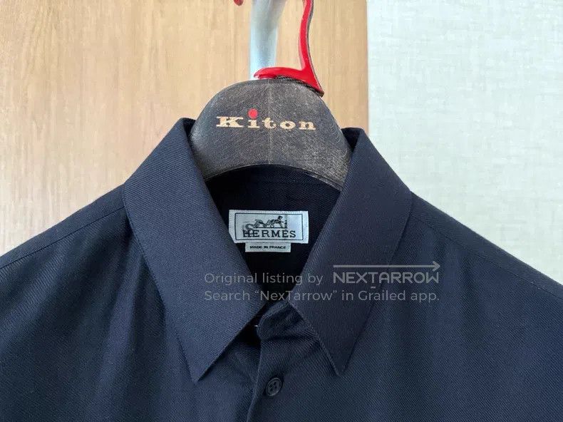 Hermes Hermes Autumn-Winter Flannel Men's Shirt Size US XXS / EU 40 - 2 Thumbnail