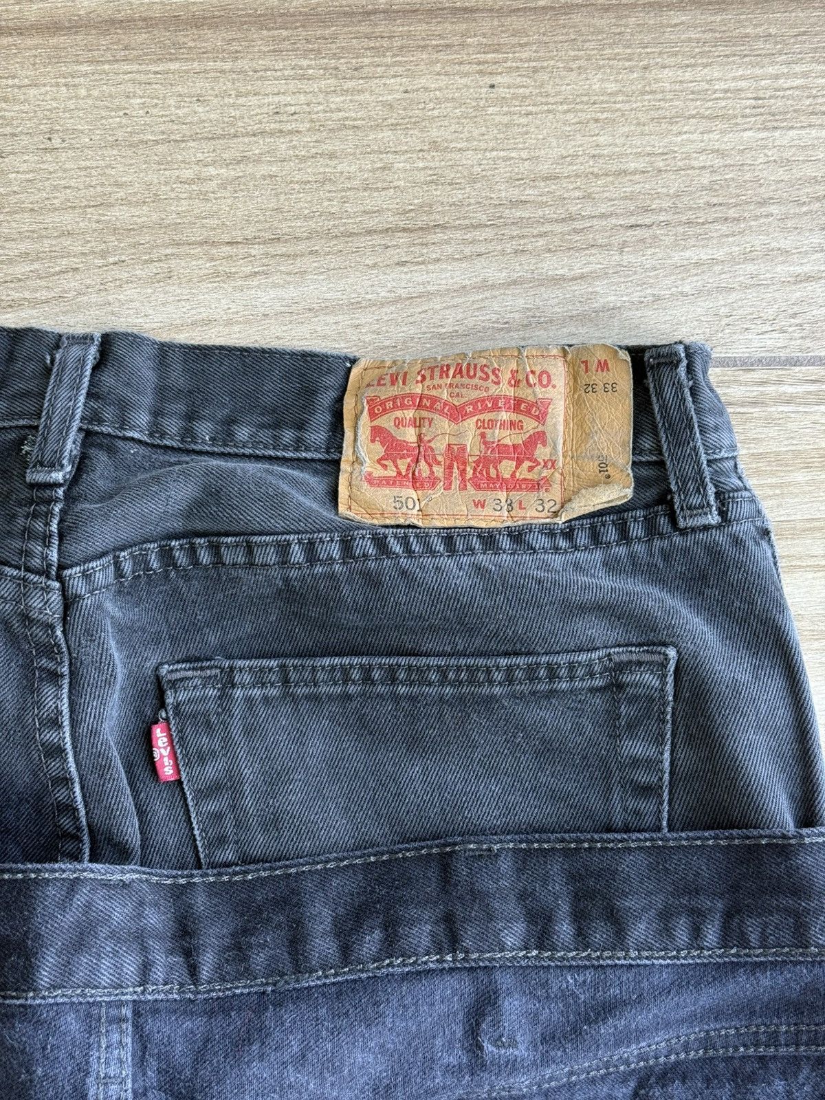 RRR-123 RIVINGTON ROI REBIS - He Rose Denim Size US 31 - 10 Thumbnail