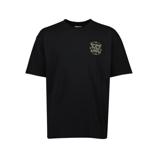 Tシャツ・カットソー DROLE DE MONSIEUR Men T Shirts H TS259 CO134 BLACK Drole De Monsieur DROLE DE MONSIEUR Men T-Shirts H TS259