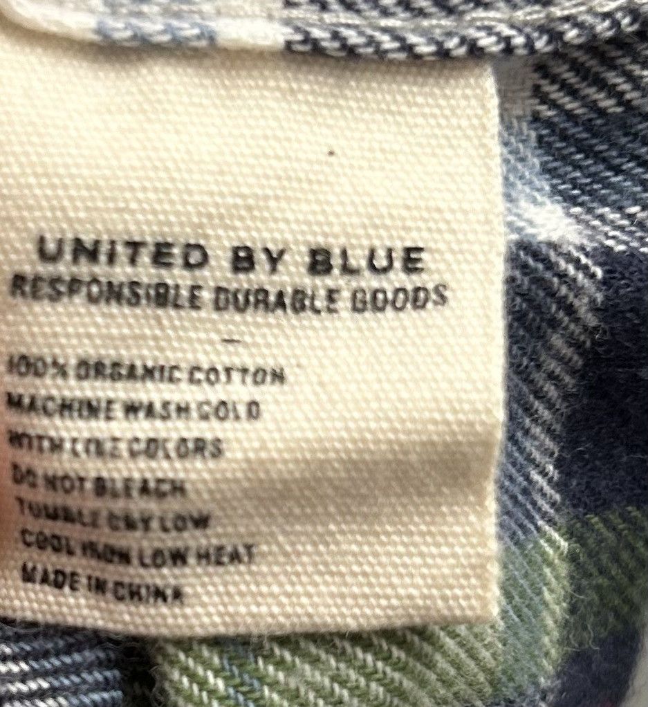 United By Blue United By Blue Men’s Green & Blue Plaid Button Up Shirt Size US XL / EU 56 / 4 - 7 Thumbnail